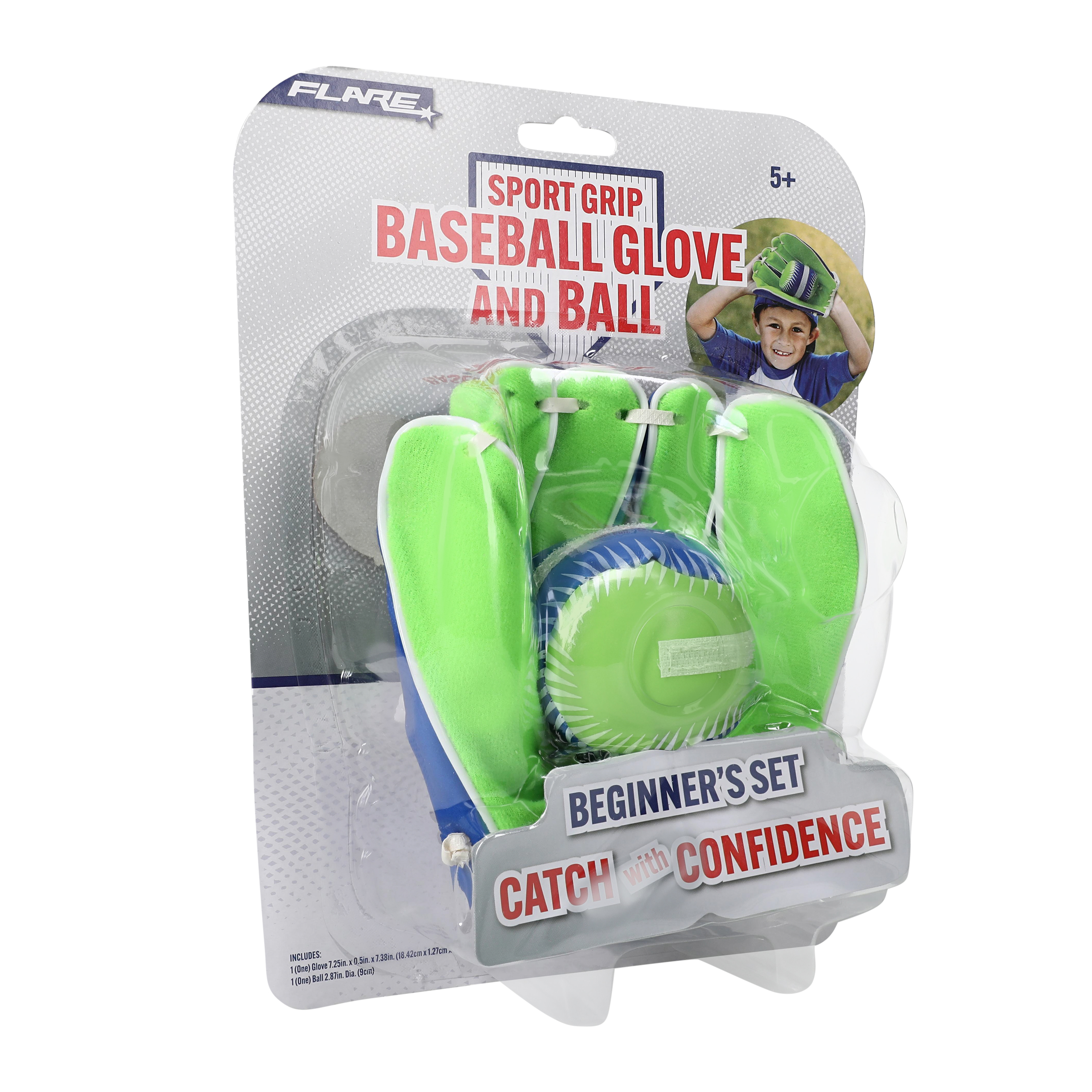 Sport Grip Velcro® Baseball Glove & Ball Beginner's Set