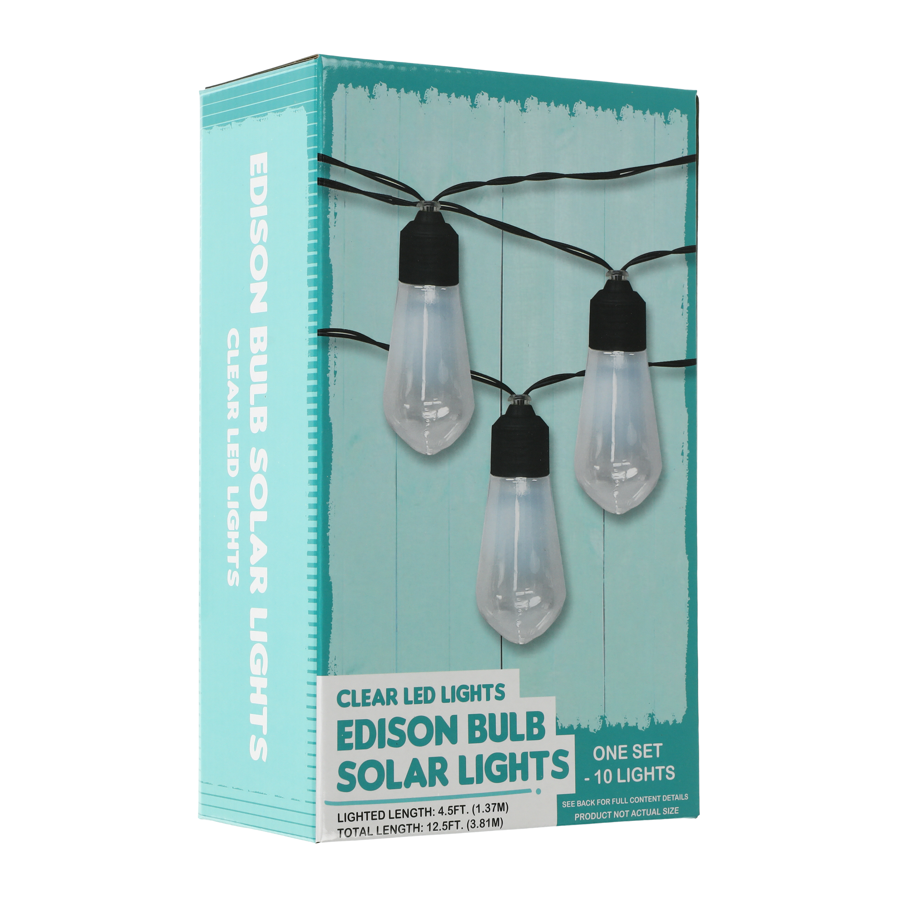 Edison Bulb Solar String Lights 12.5ft Five Below