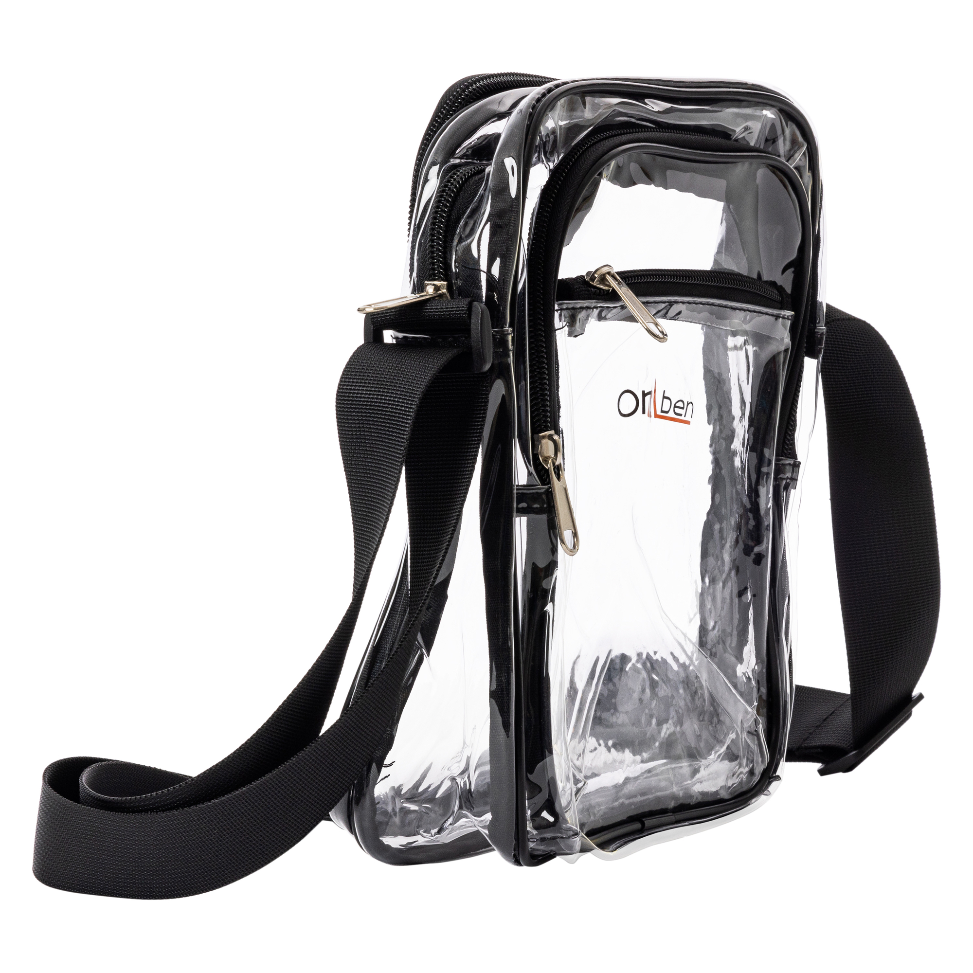 Clear Crossbody Satchel 10in x 8.6in