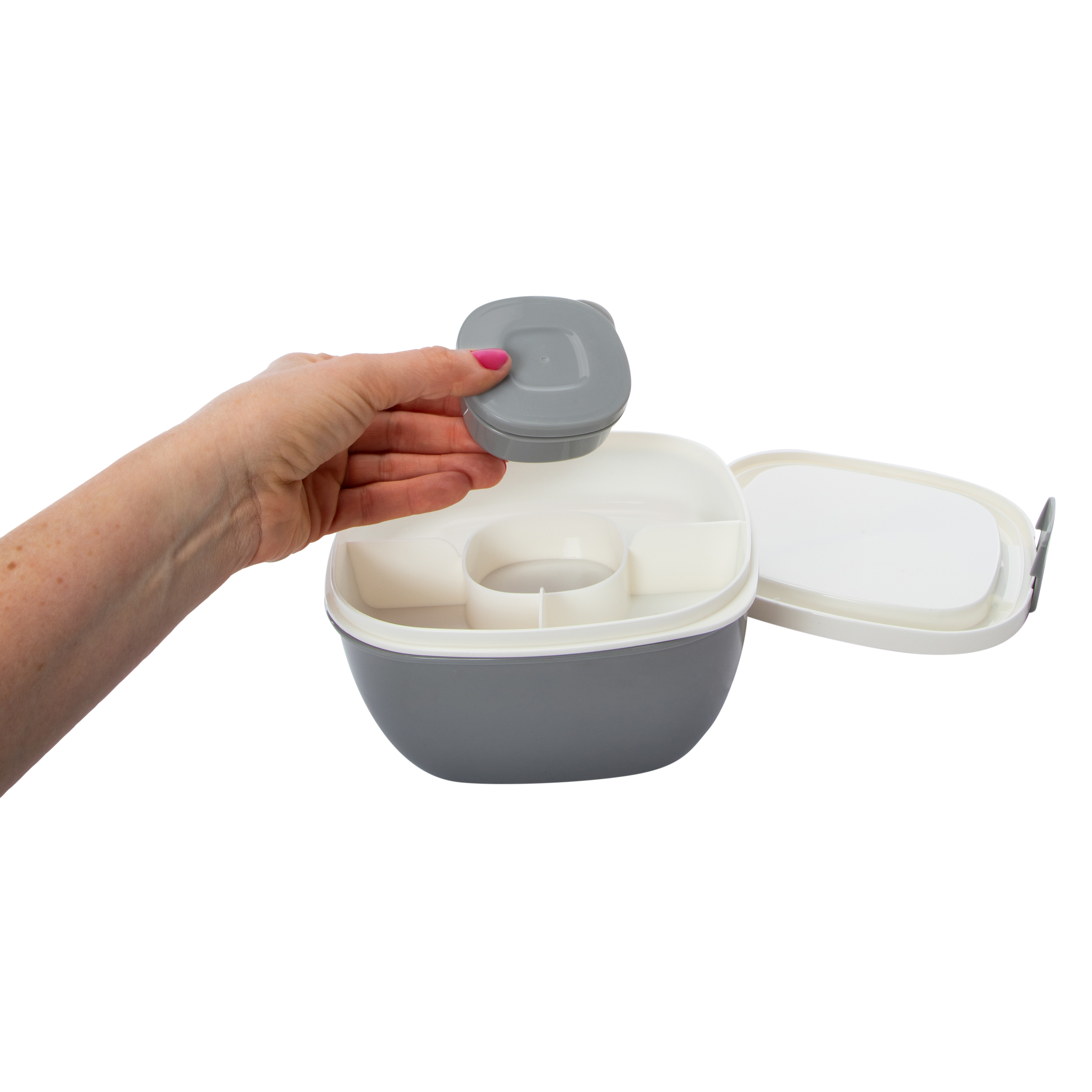 Deluxe Stacking Salad Container