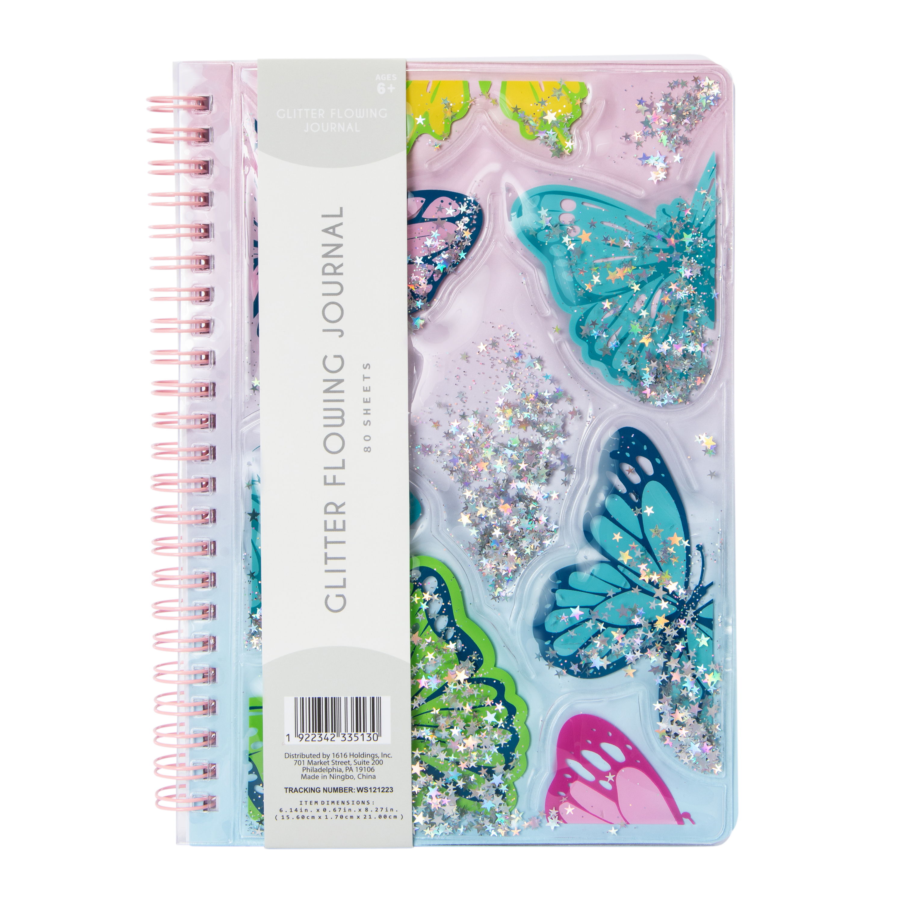 Glitter Flowing Journal 80-Sheets