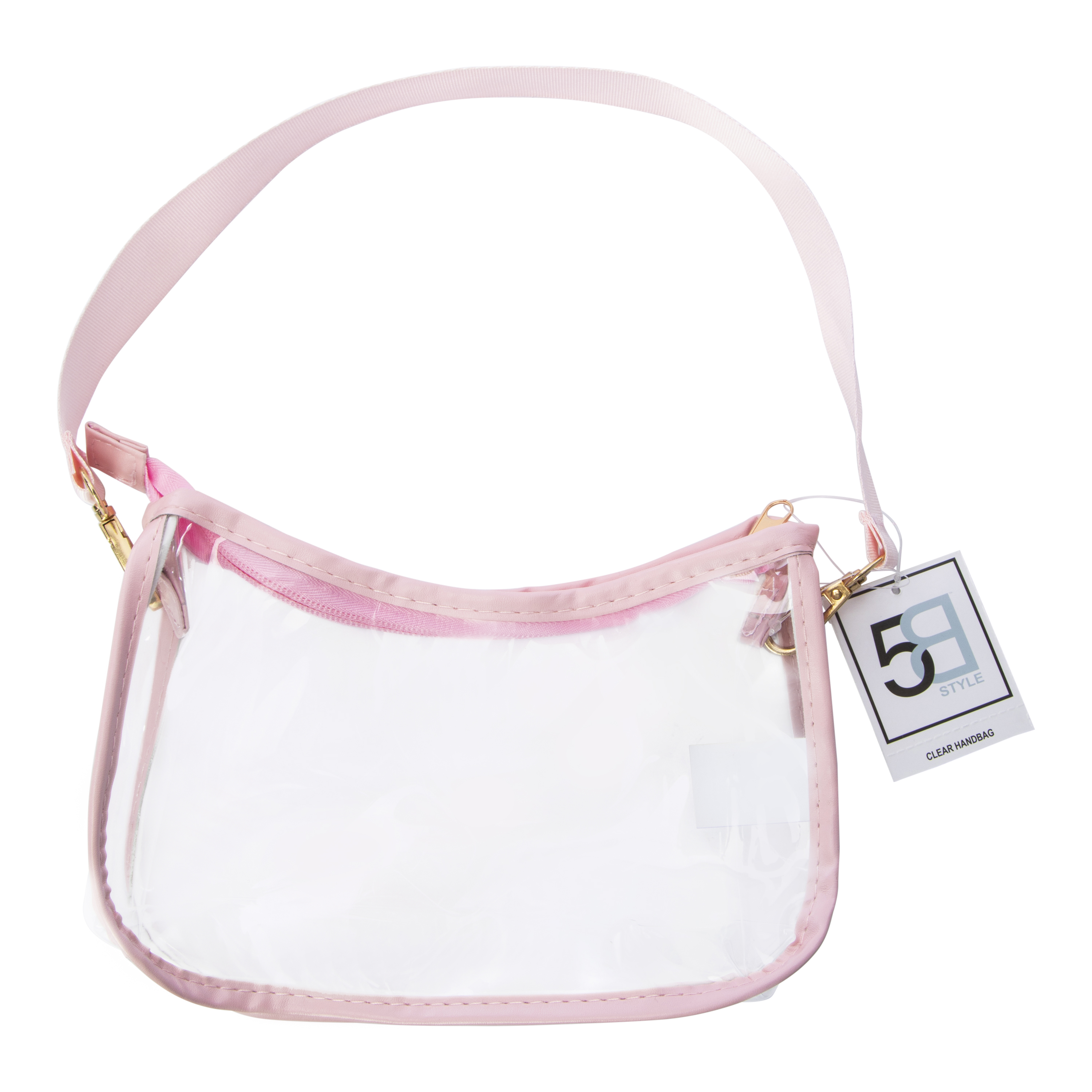 Clear plastic shoulder bag online