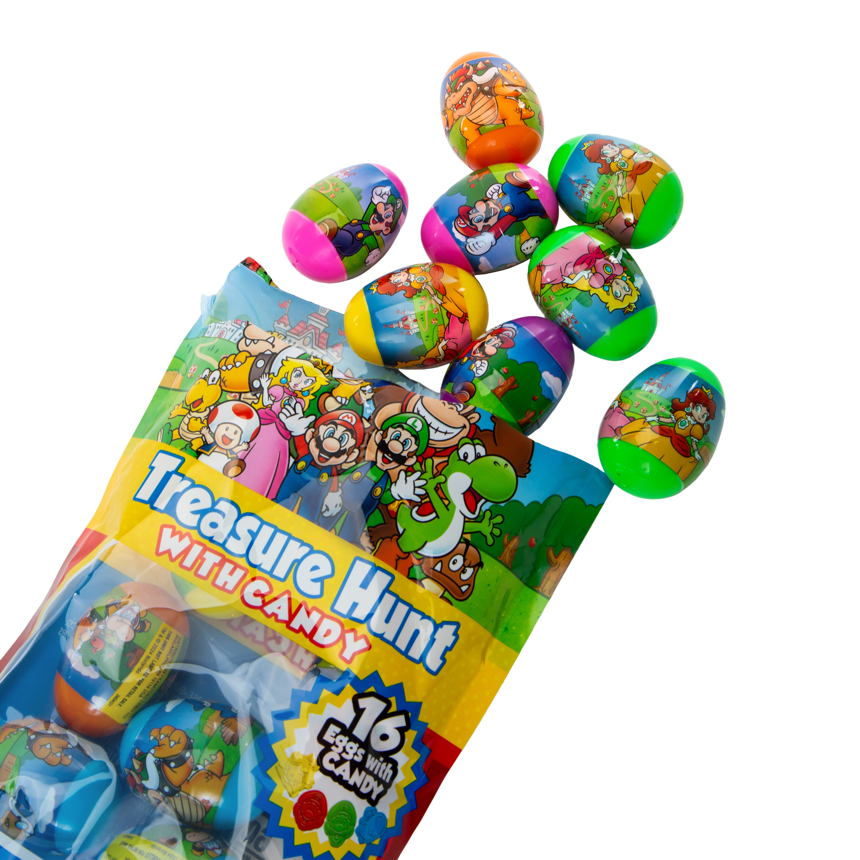 Super Mario™ Treasure Hunt Eggs With Candy 16-Count