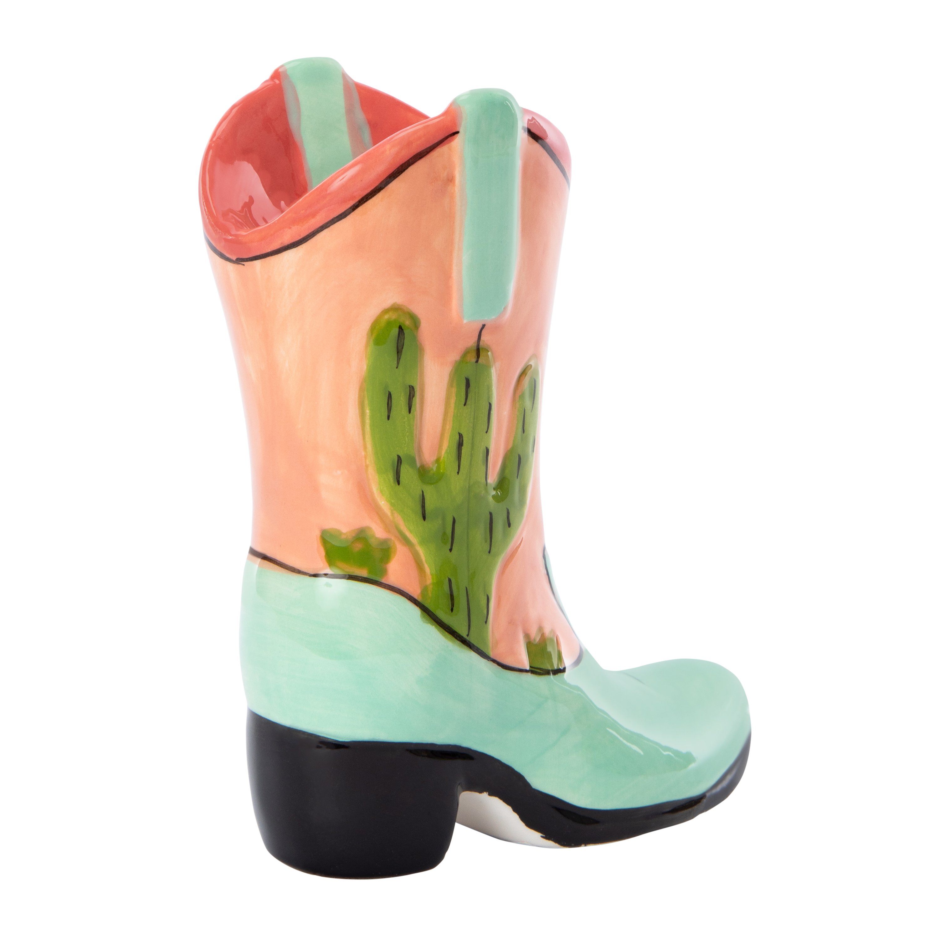 Cowgirl Boot Vase
