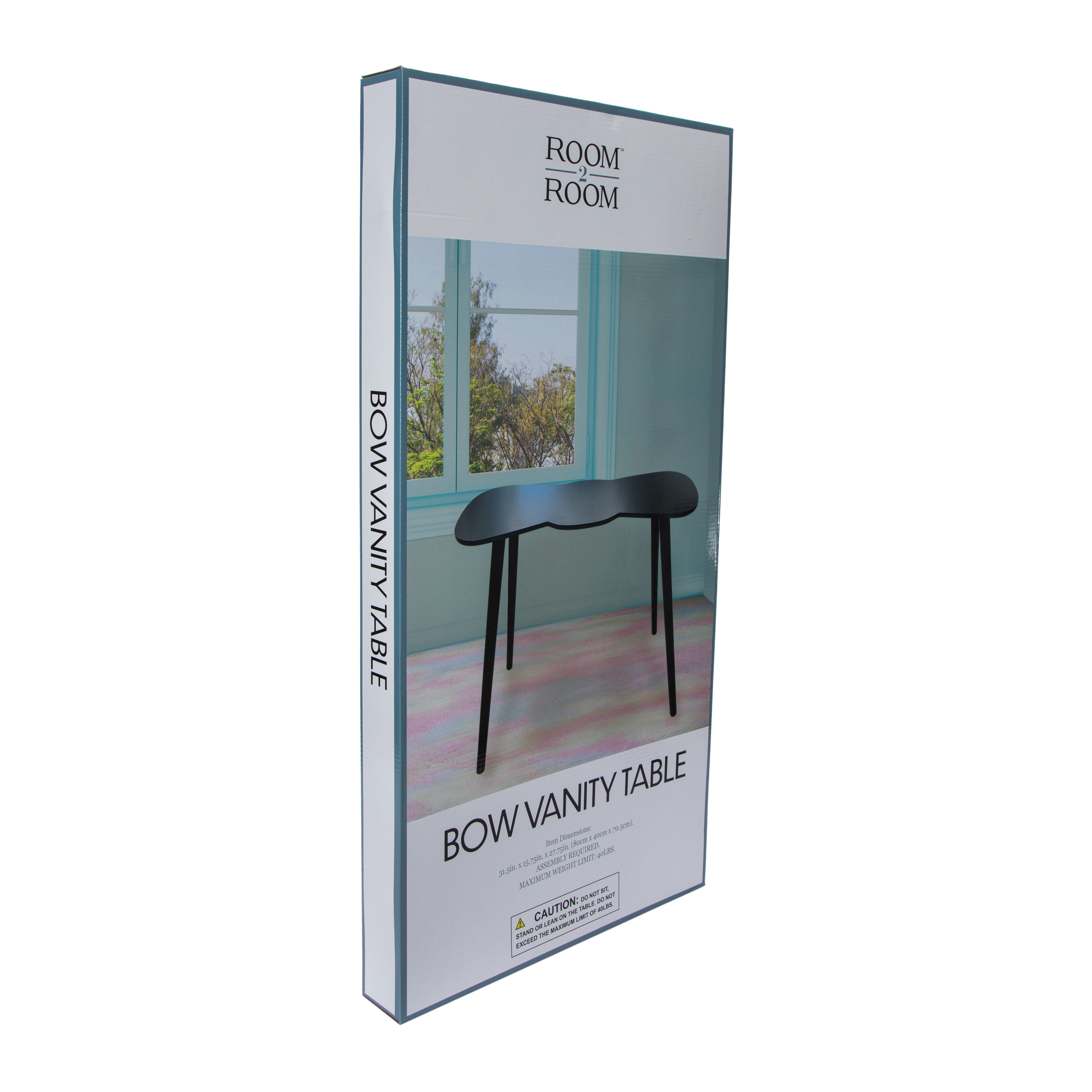 Bow Vanity Table 31.5in x 15.75in