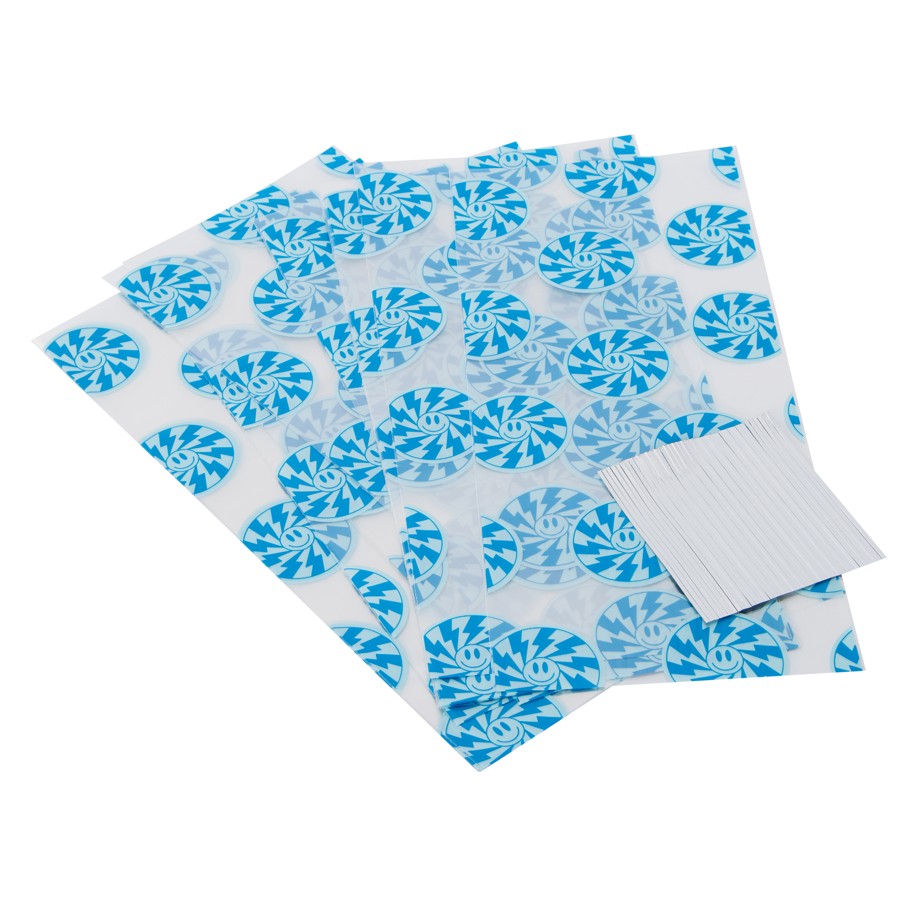 Blue Happy Face Party Favor Cello Bags 20-Count