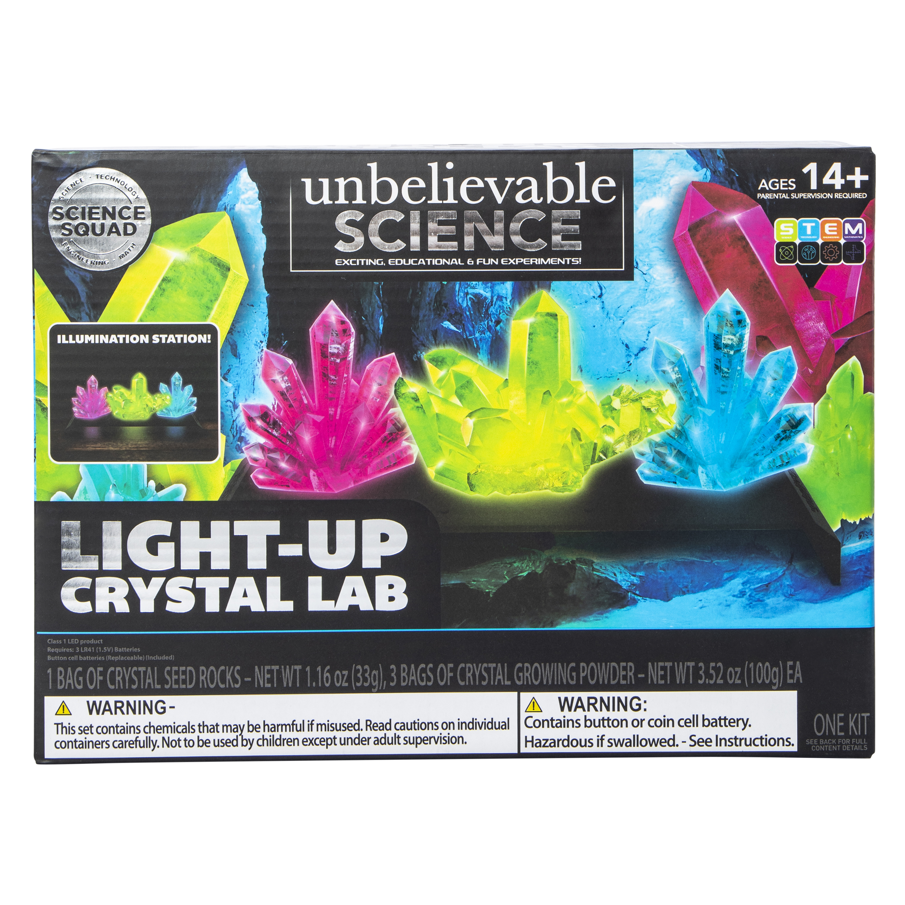 Unbelievable Science Light-Up Crystal Lab Kit | Five Below