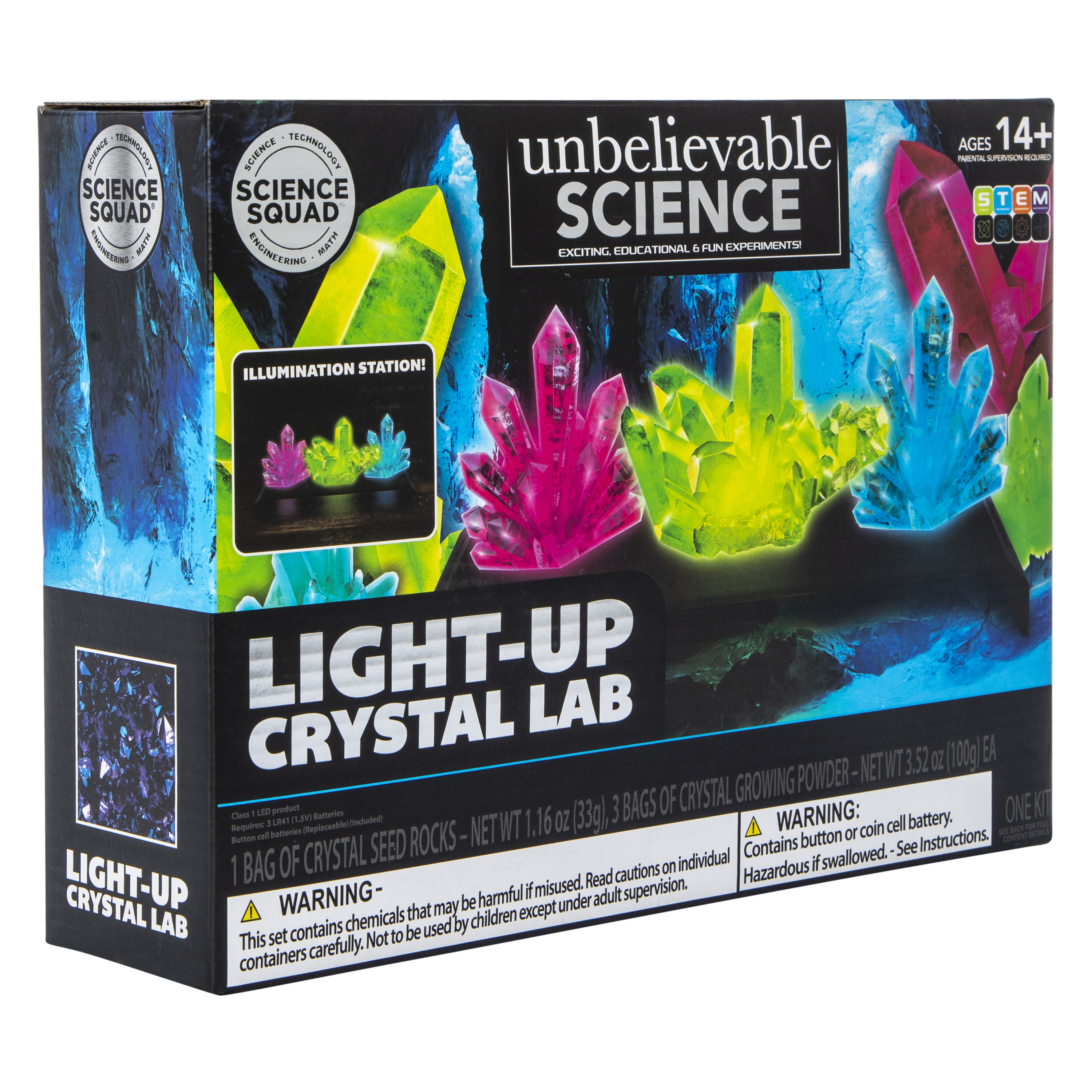 Unbelievable Science Light-Up Crystal Lab Kit