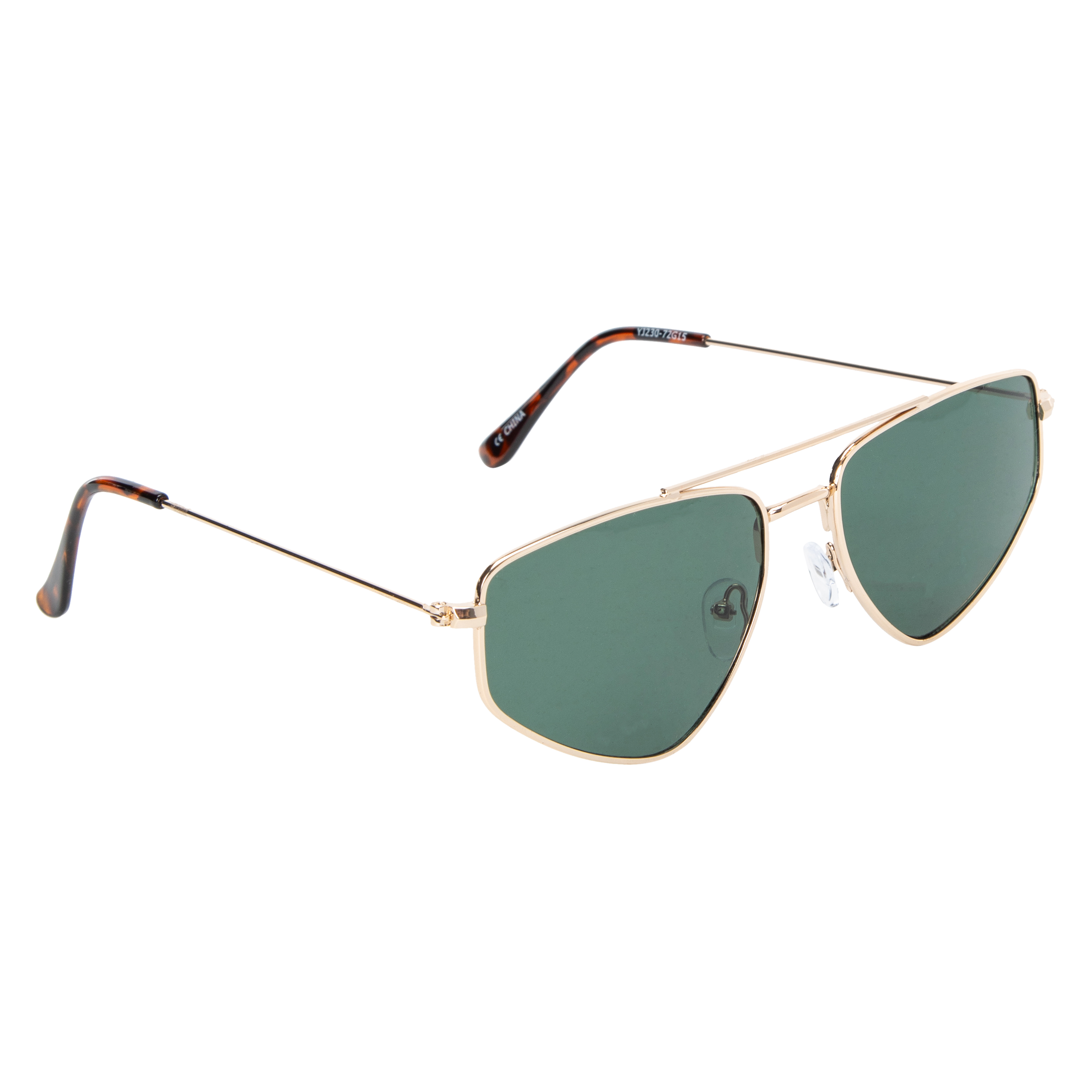 Mens Metal Triangle Aviator Sunglasses