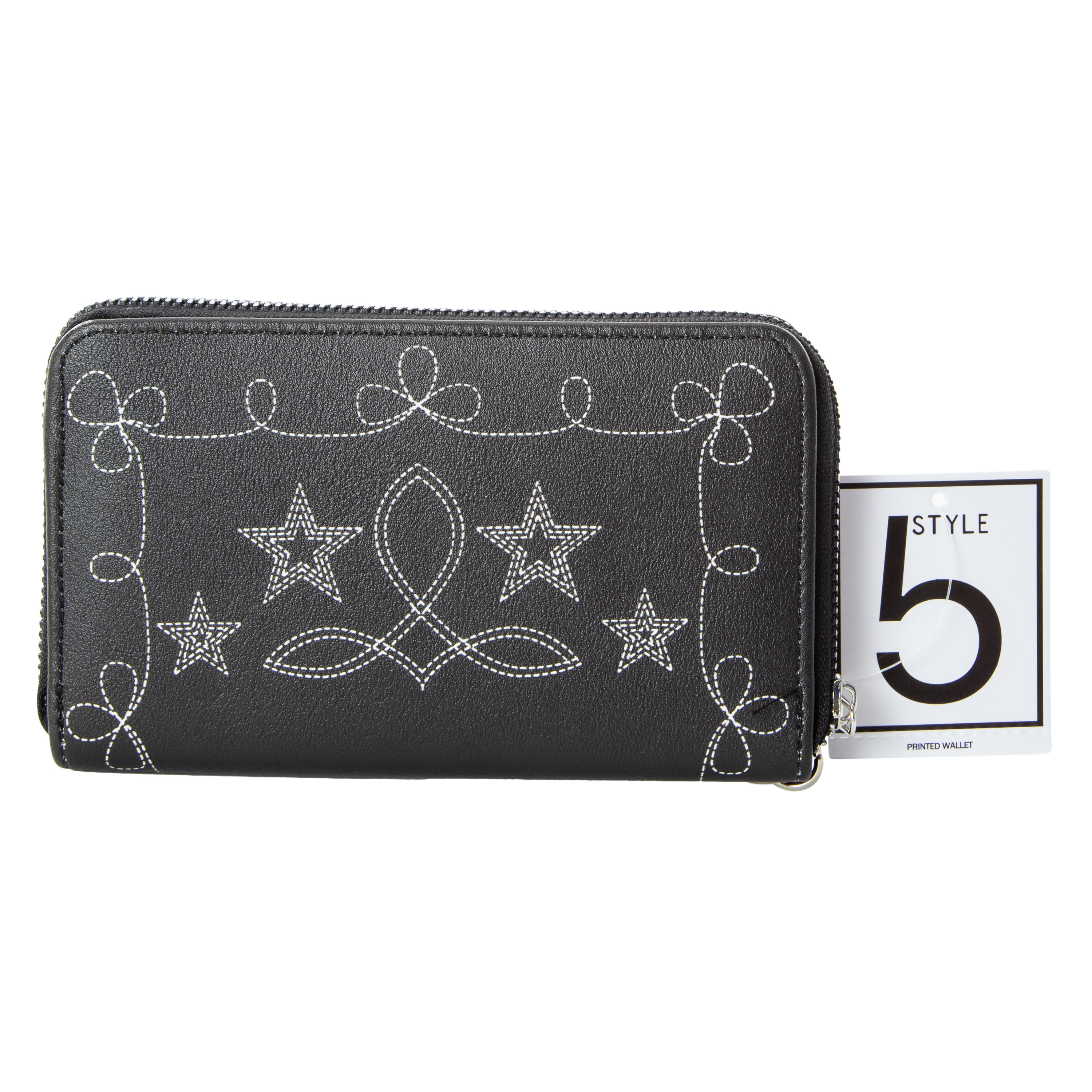 Printed Zipper Wallet 6in | Five Below