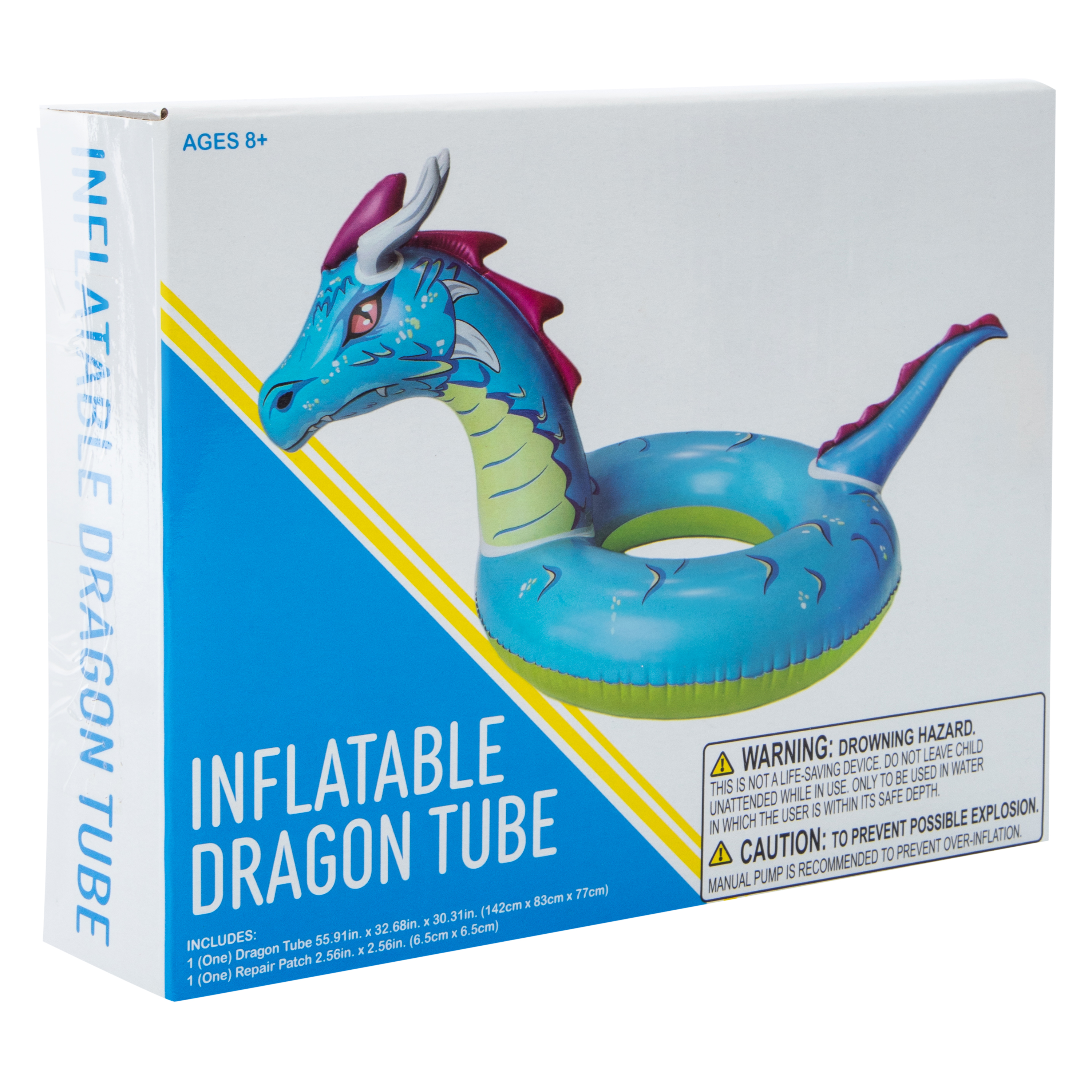 Inflatable Dragon Pool Tube 55.91in x 32.68in