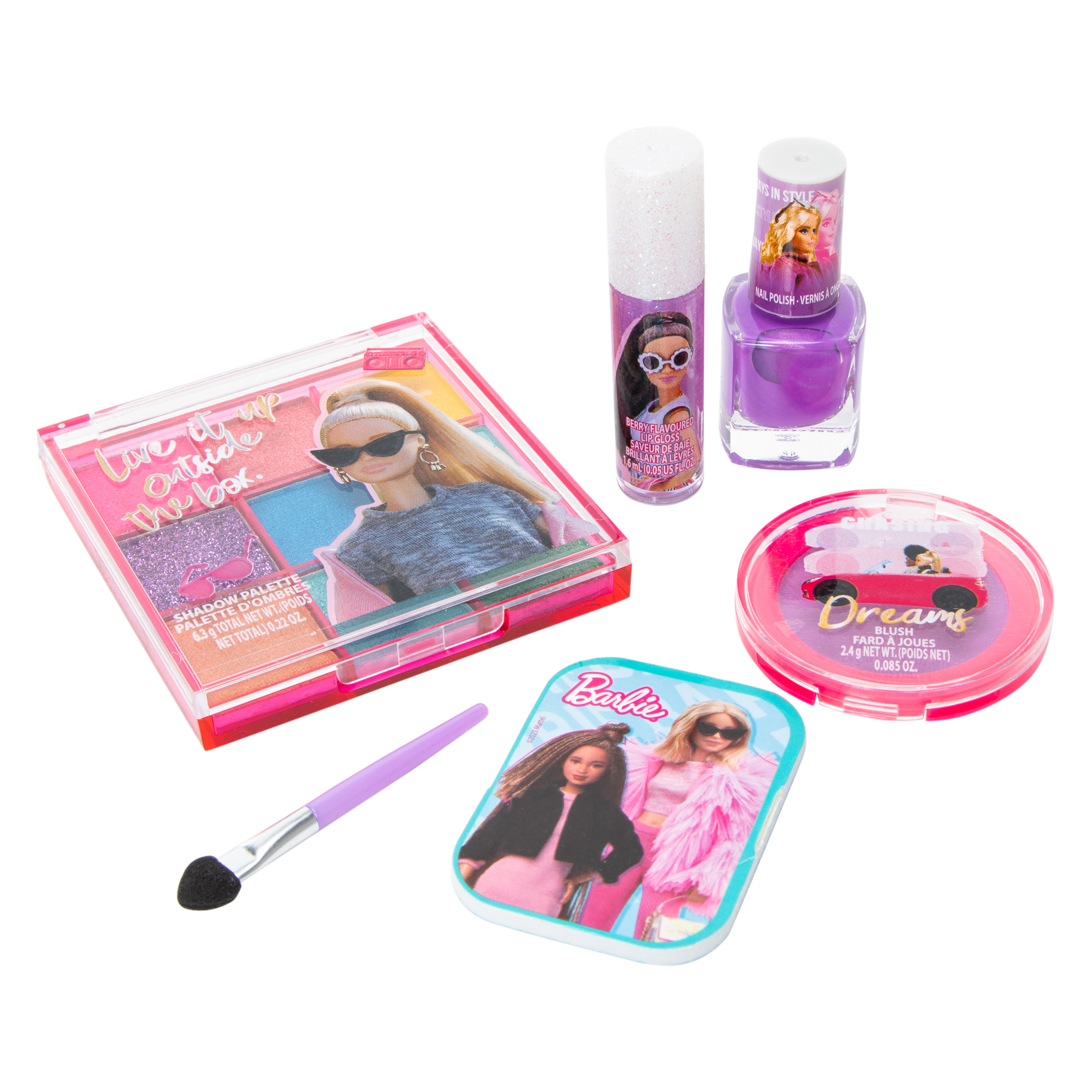 Lip Gloss Barbie Princess Makeup Set Barbie Deluxe Makeup Set, 20