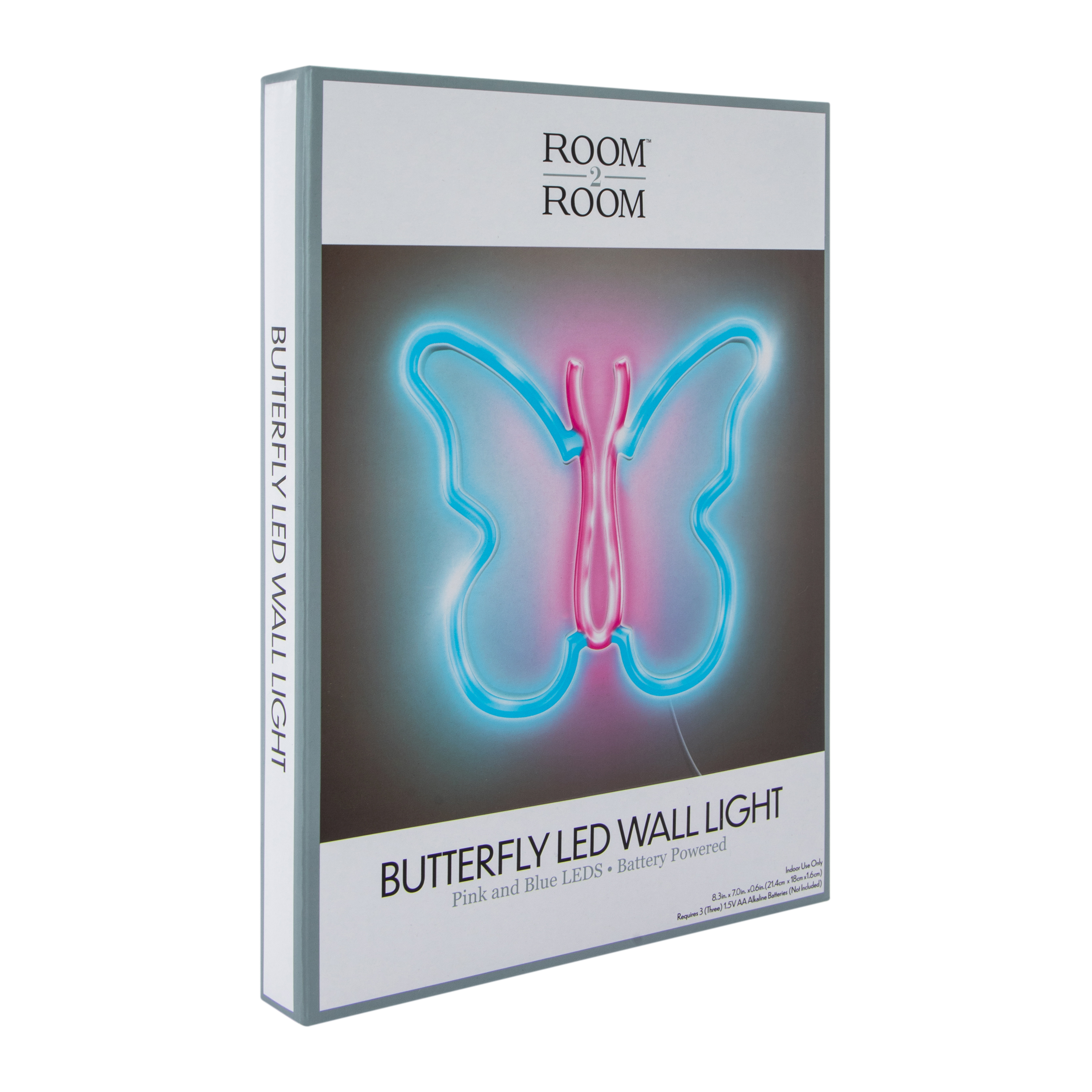 Butterfly LED Wall Light 7in x 8.3in