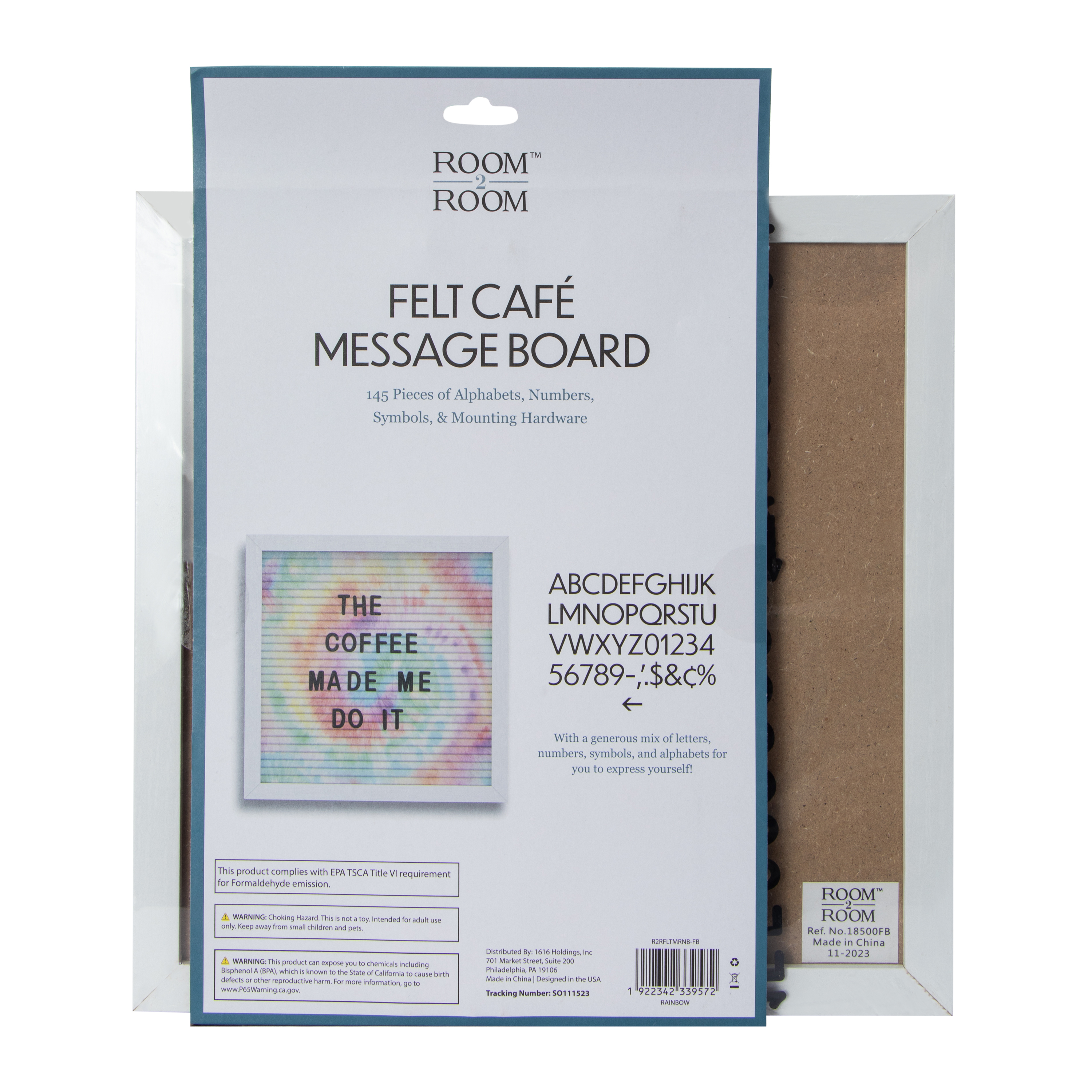 Felt Cafe Message Board 10in