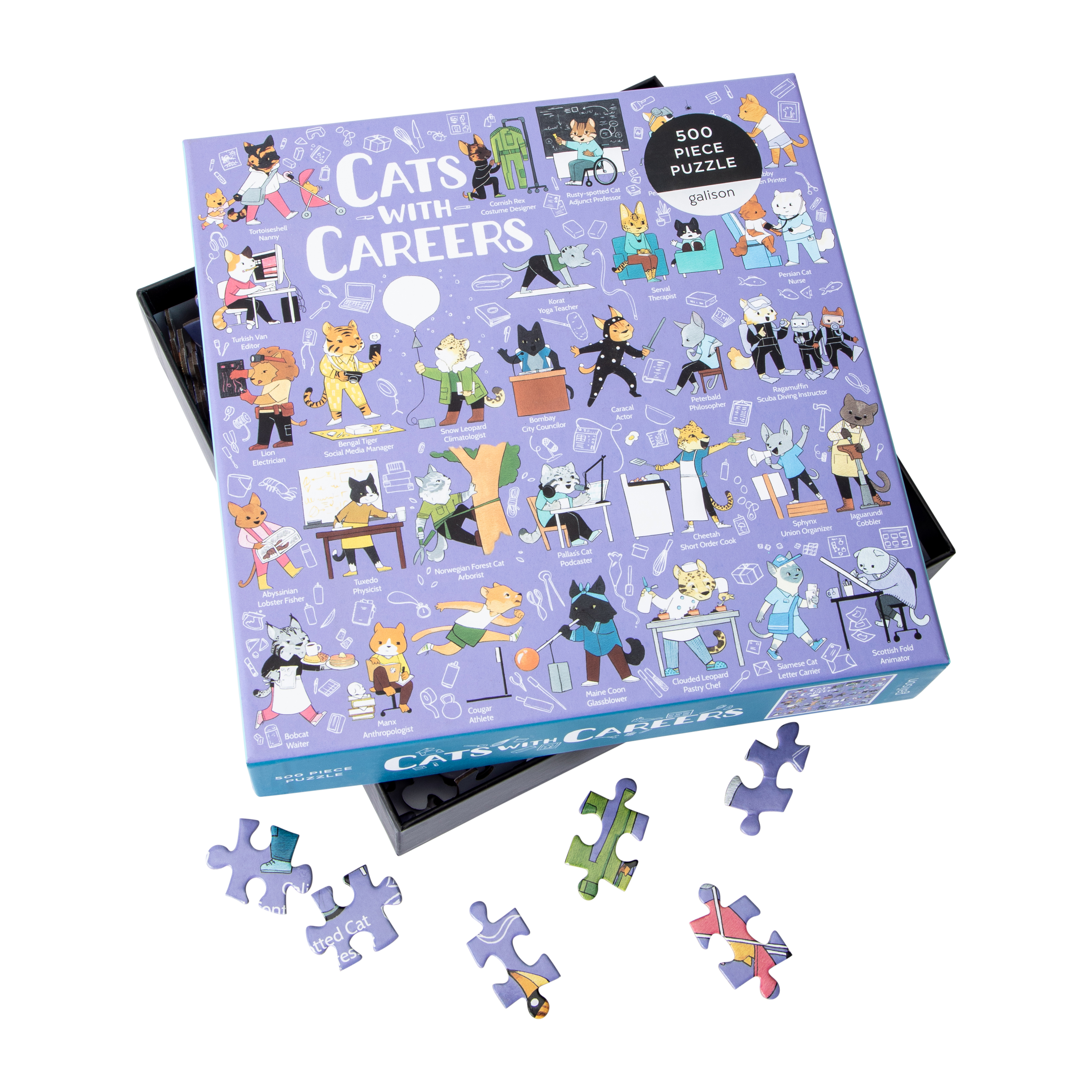 Cats With Careers Puzzle 500-Piece