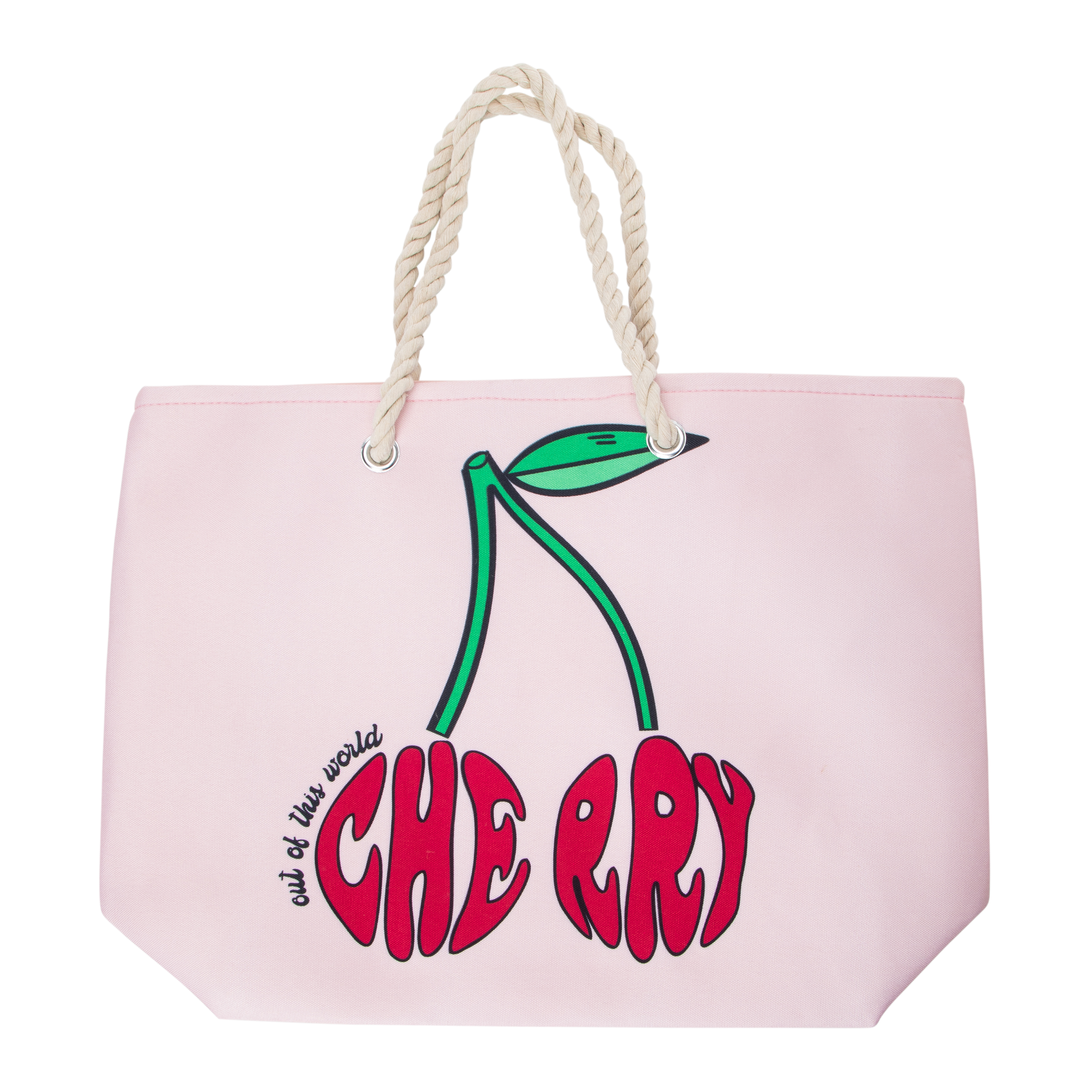 Rope Handle Printed Tote Bag 20.5in x 15in | Five Below