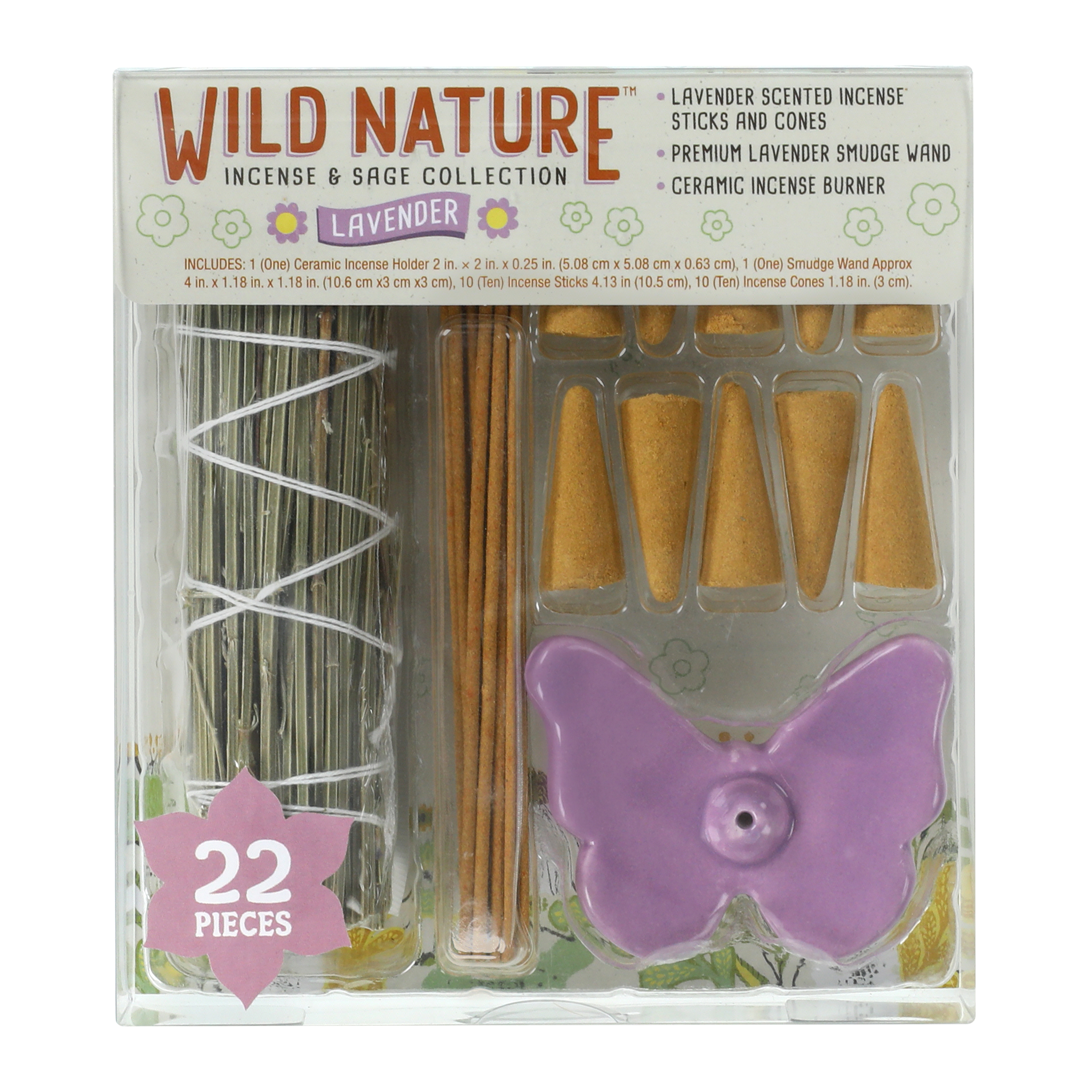 Wild Nature™ Incense & Sage Kit 22-Piece