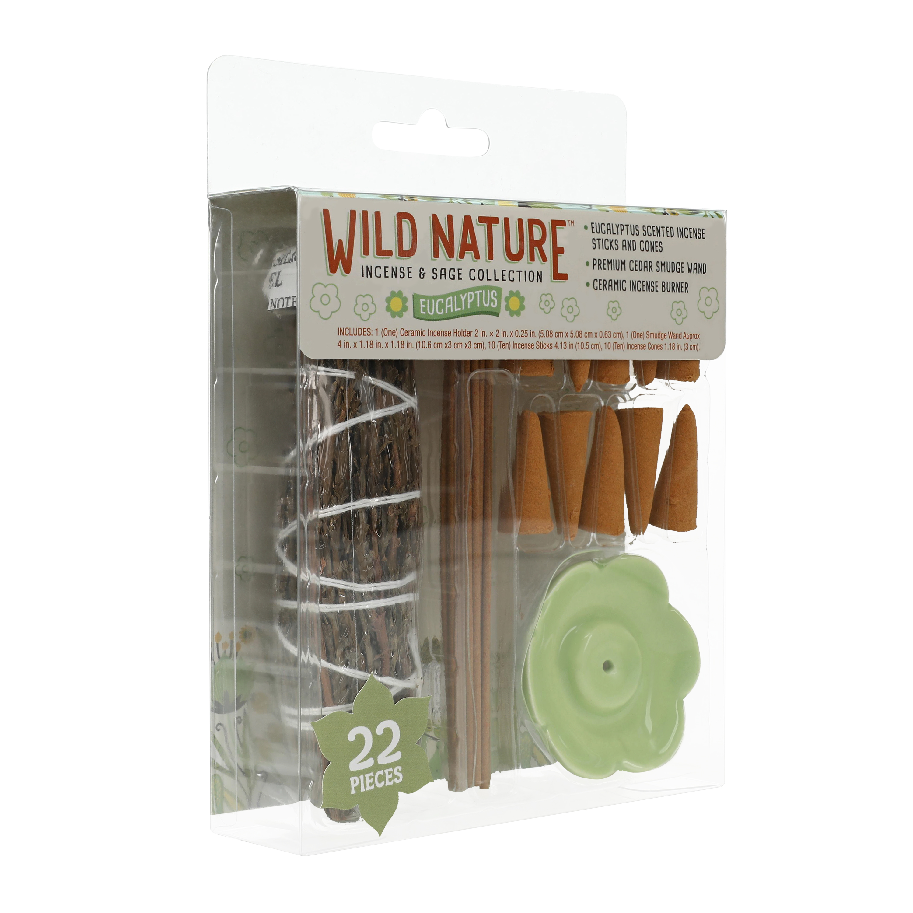 Wild Nature™ Incense & Sage Kit 22-Piece