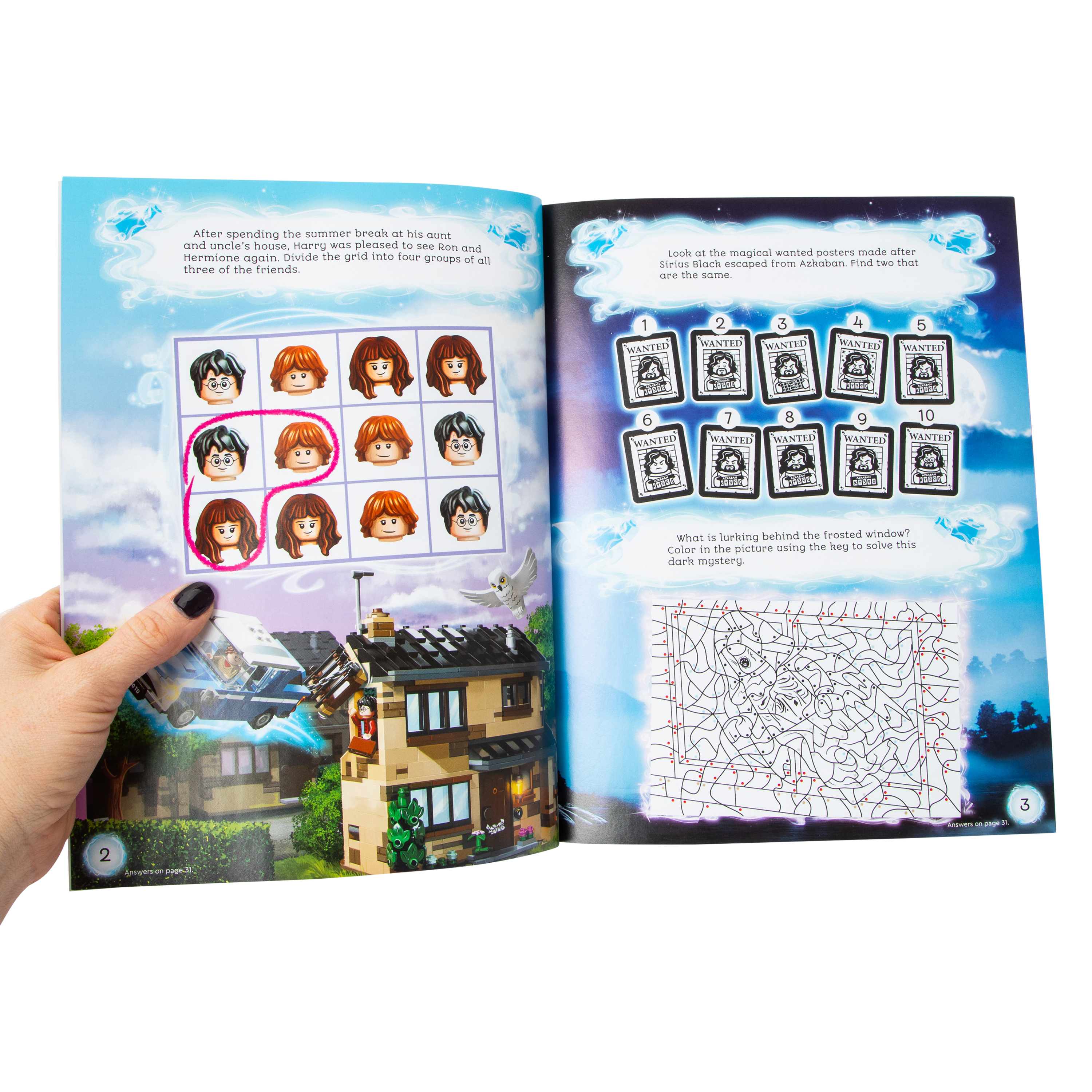 LEGO® Harry Potter™ Magical Adventures at Hogwarts Activity Book & Minifigure Set