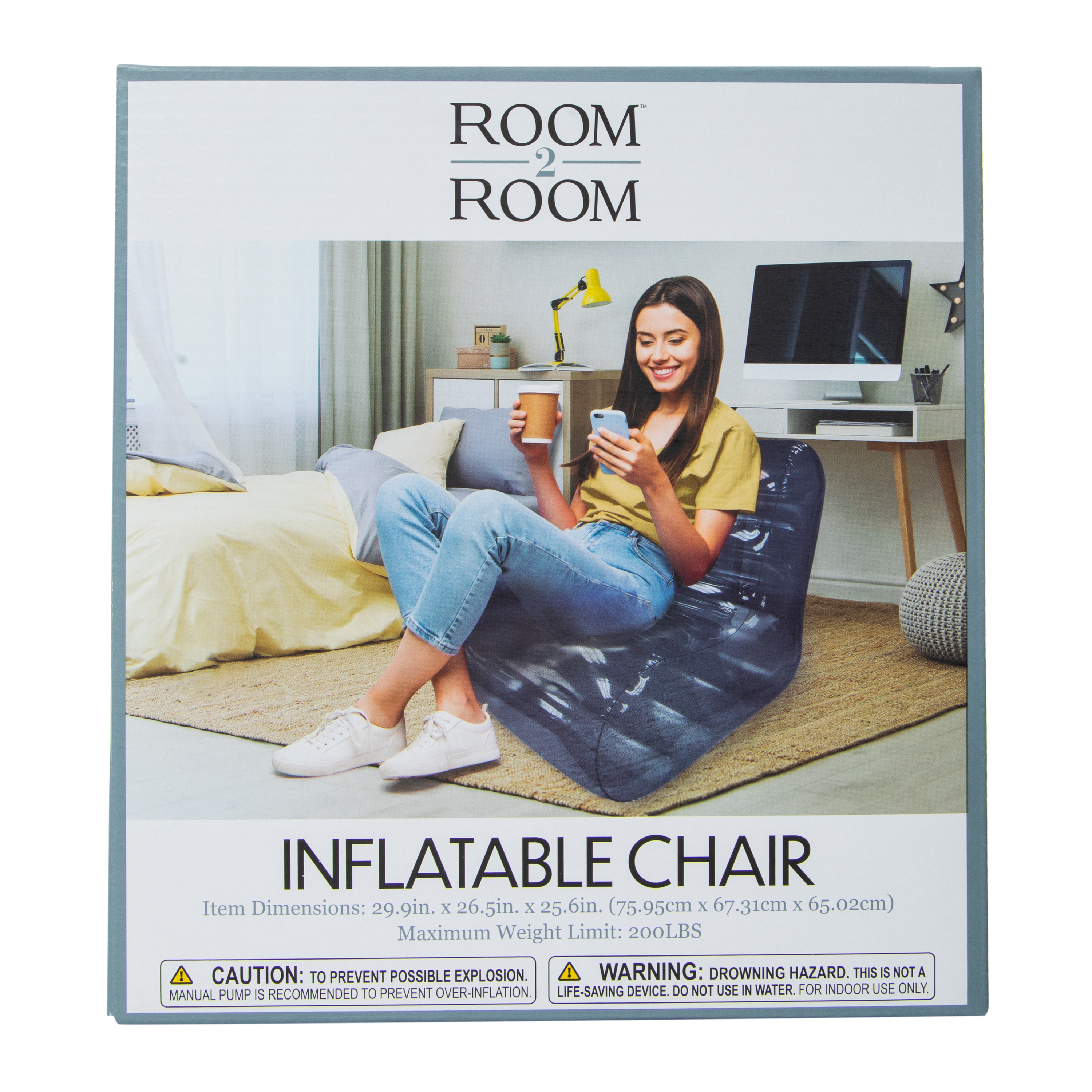 Inflatable Chair 29.9in x 26.5in Five Below