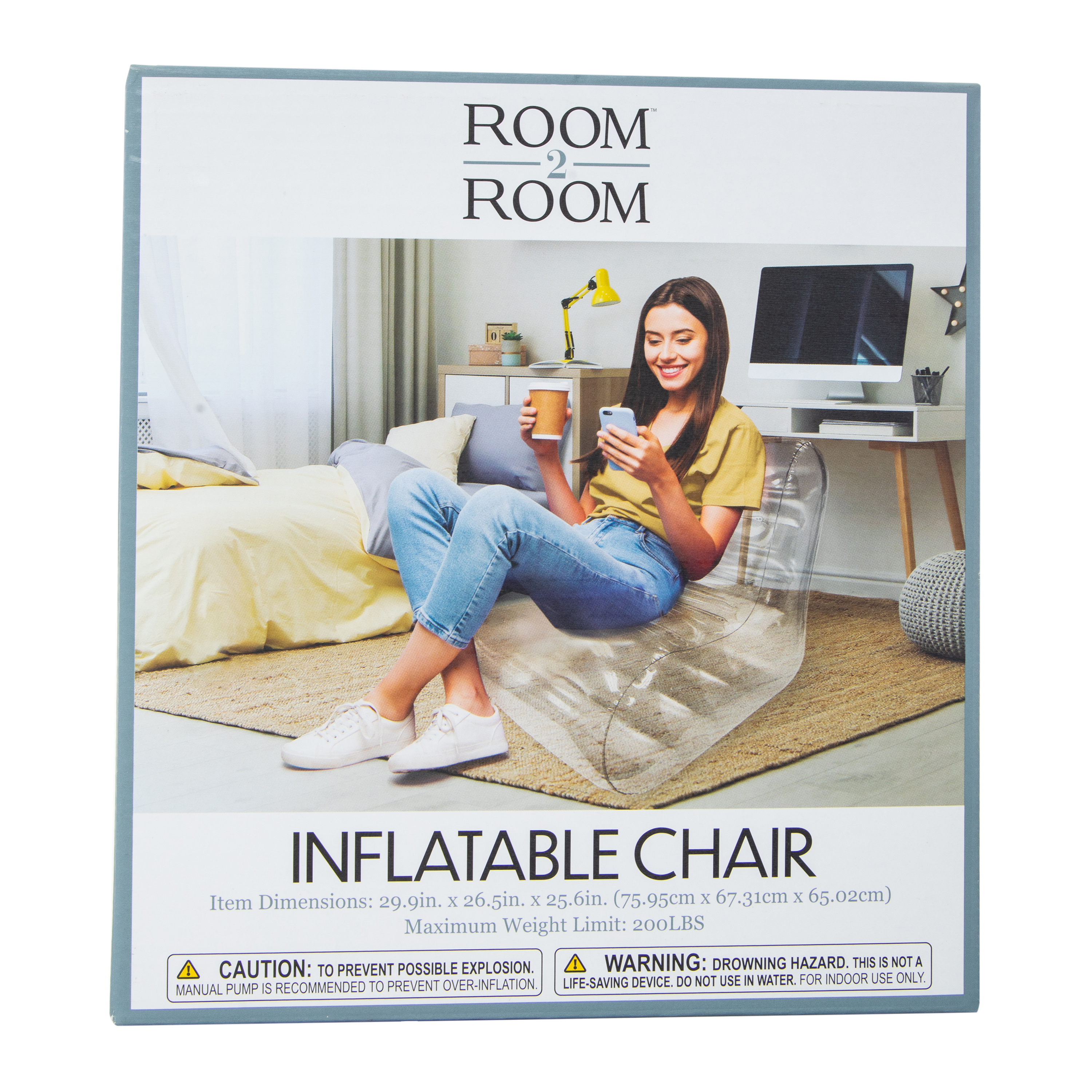 Inflatable Chair 29.9in x 26.5in