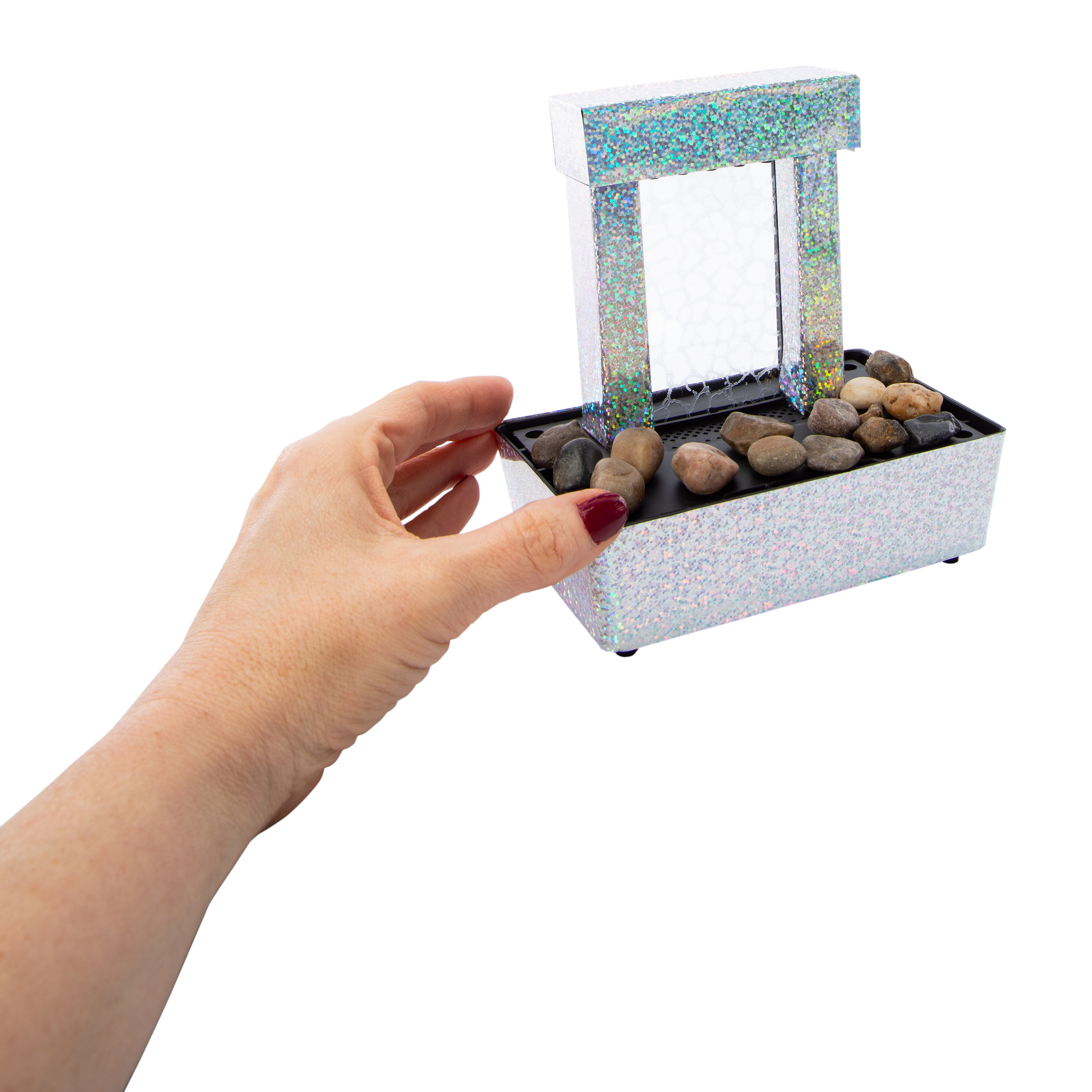 LED Disco Indoor Water Fountain 5.6in x 6.2in