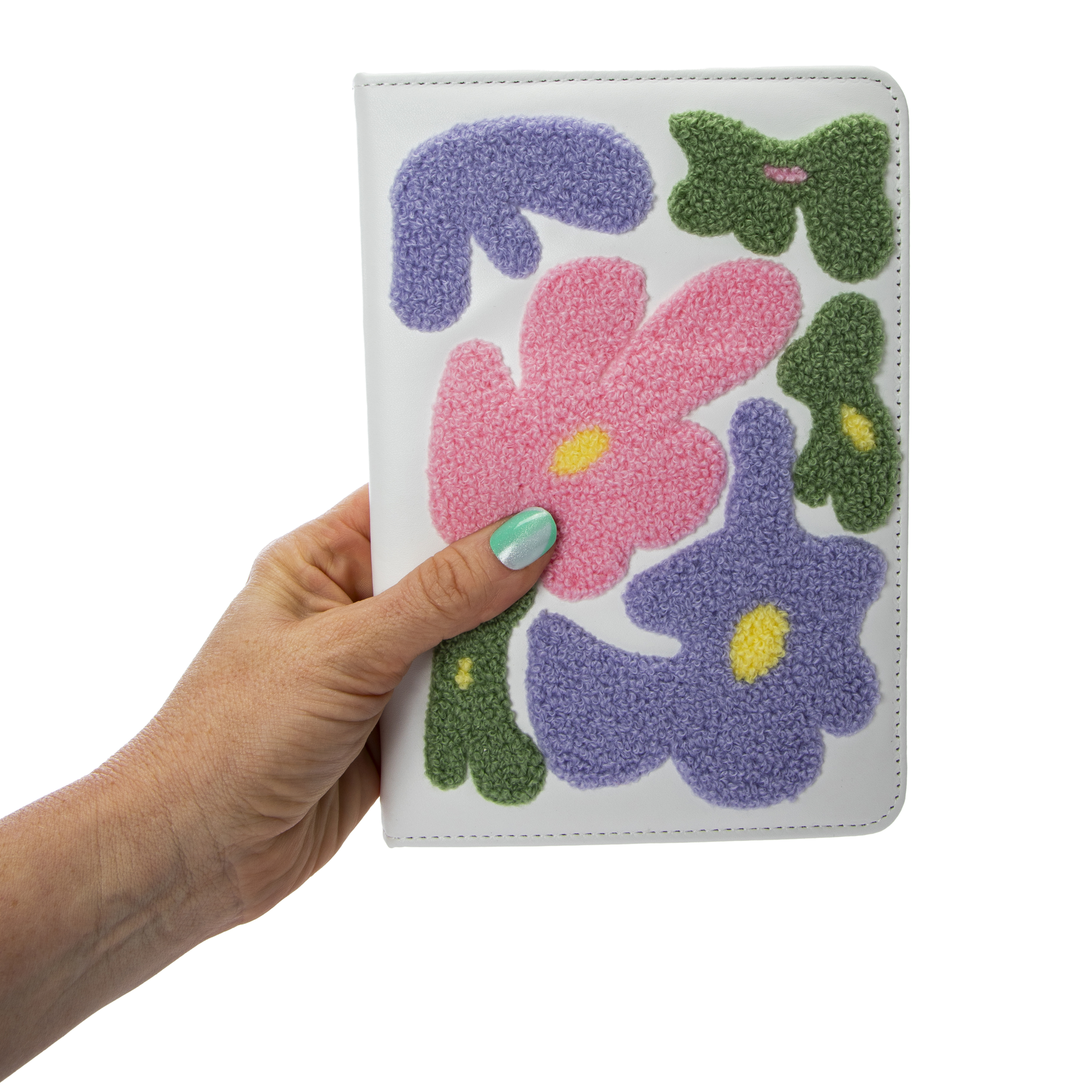 Floral Tufted Journal 80-Sheets