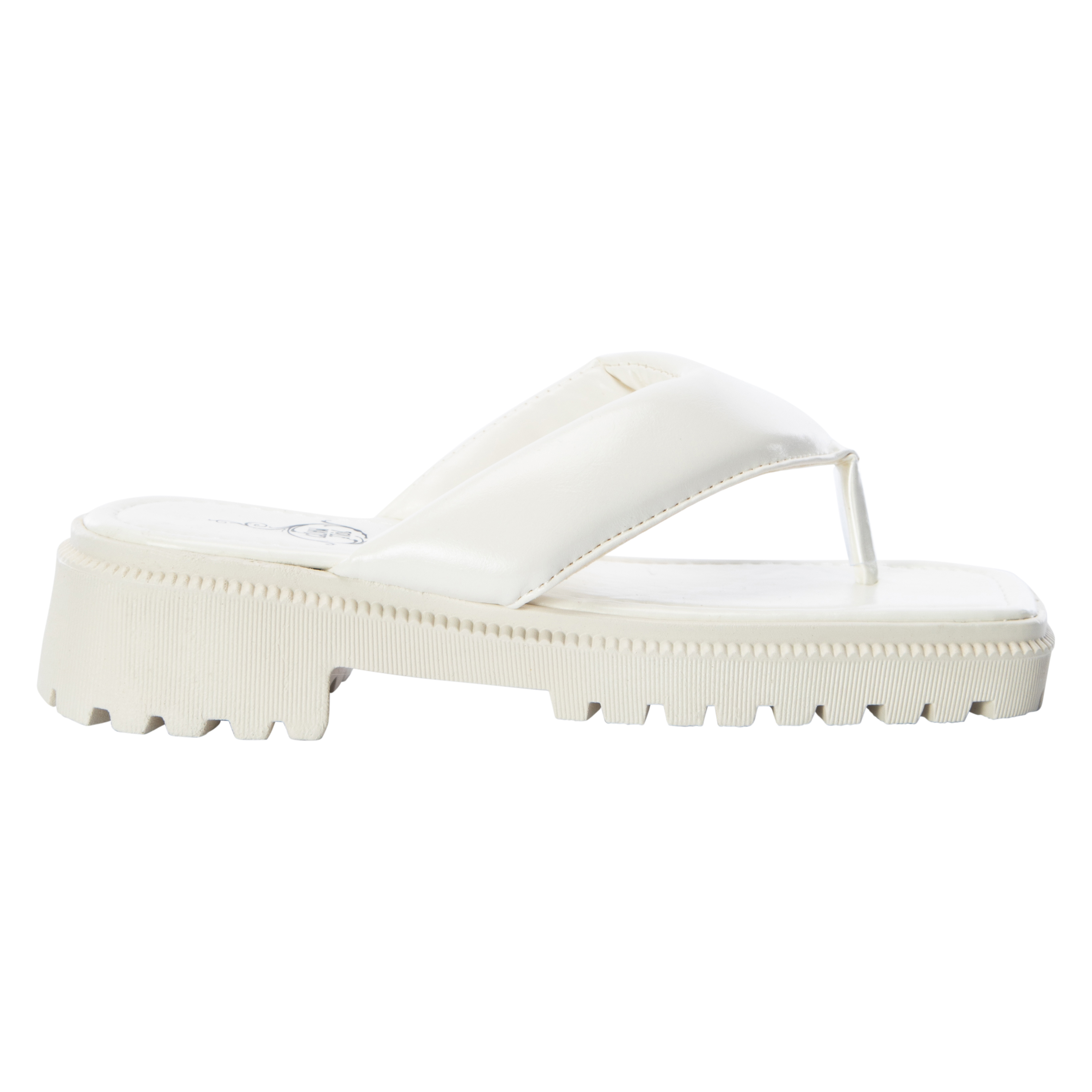 Ladies Retro Padded Thong Sandals