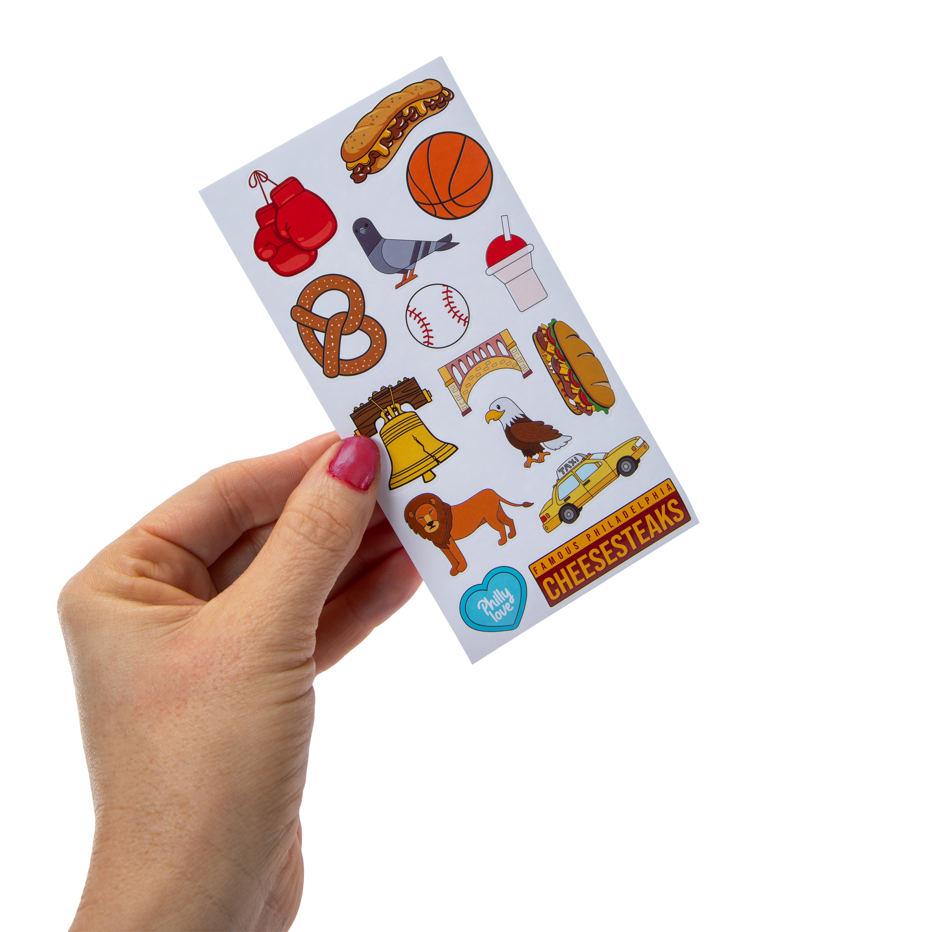 Philadelphia Stickers 4-Sheets