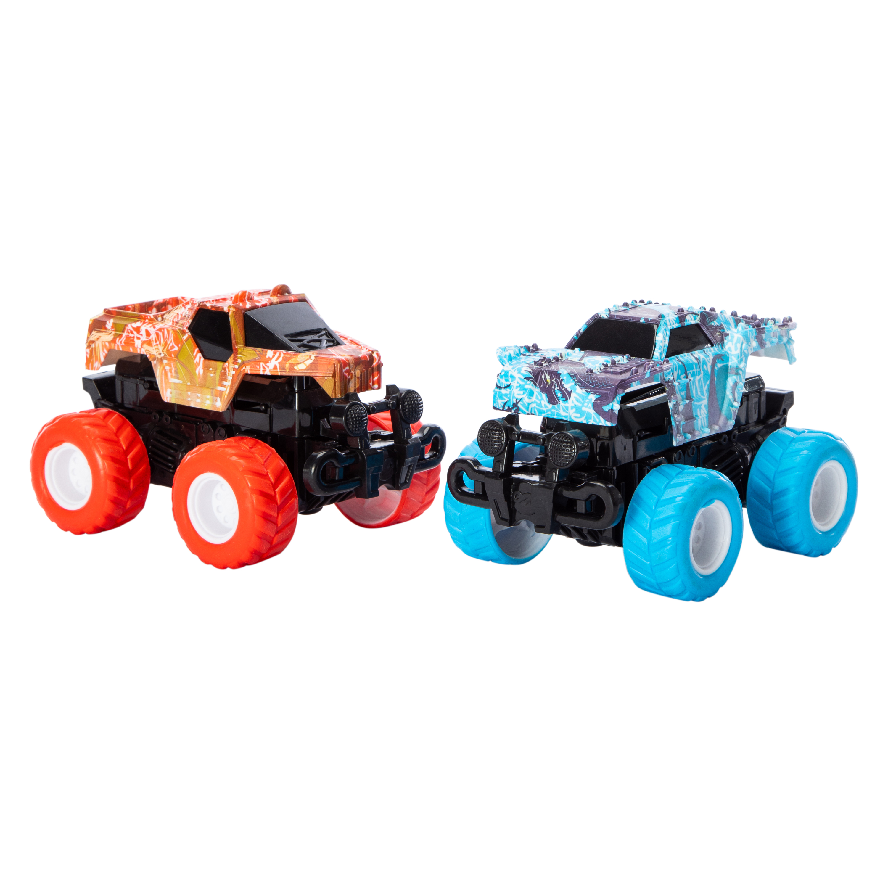 Dueling Dragons Monster Truck Toys 2-Pack