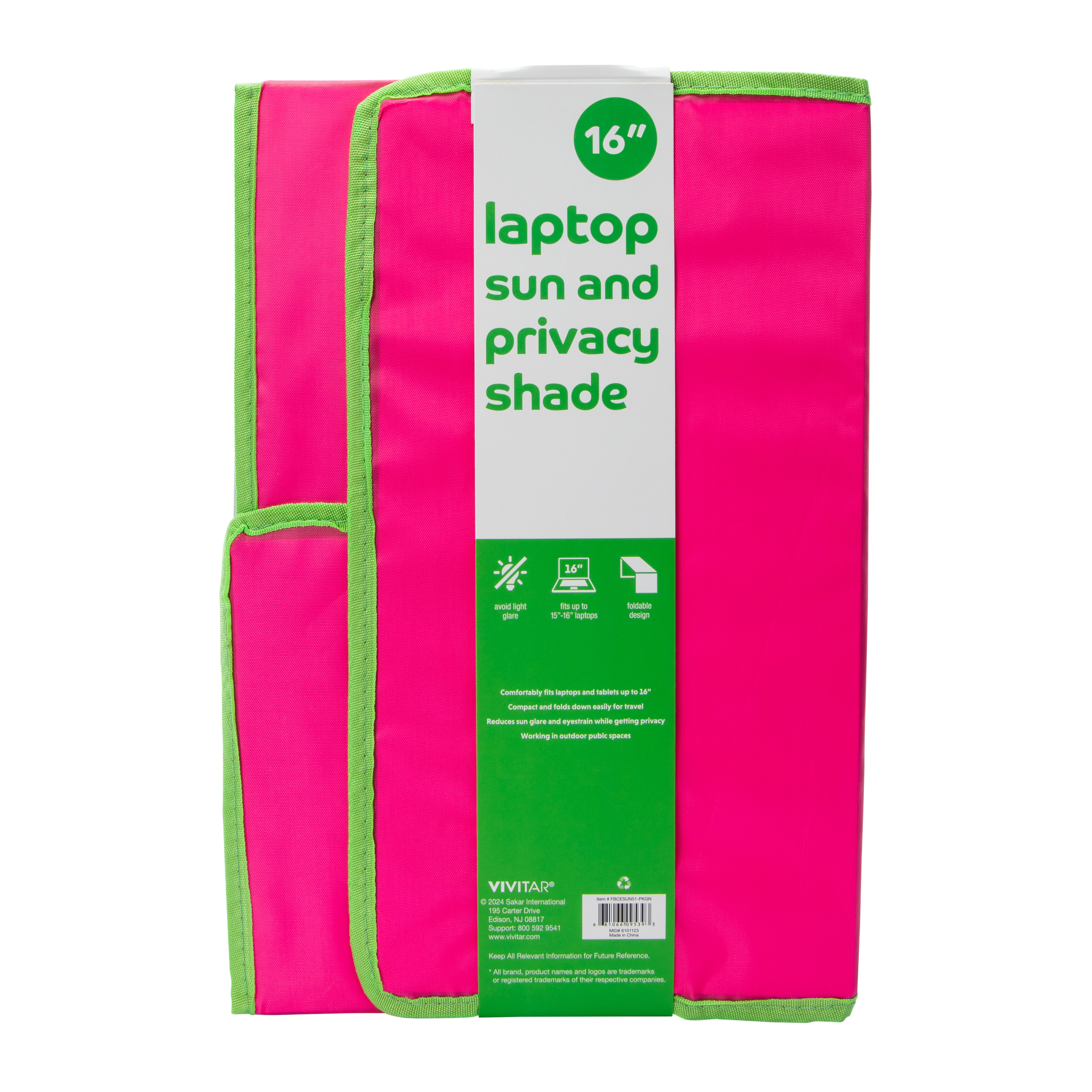 Laptop Sun & Privacy Shade 16in