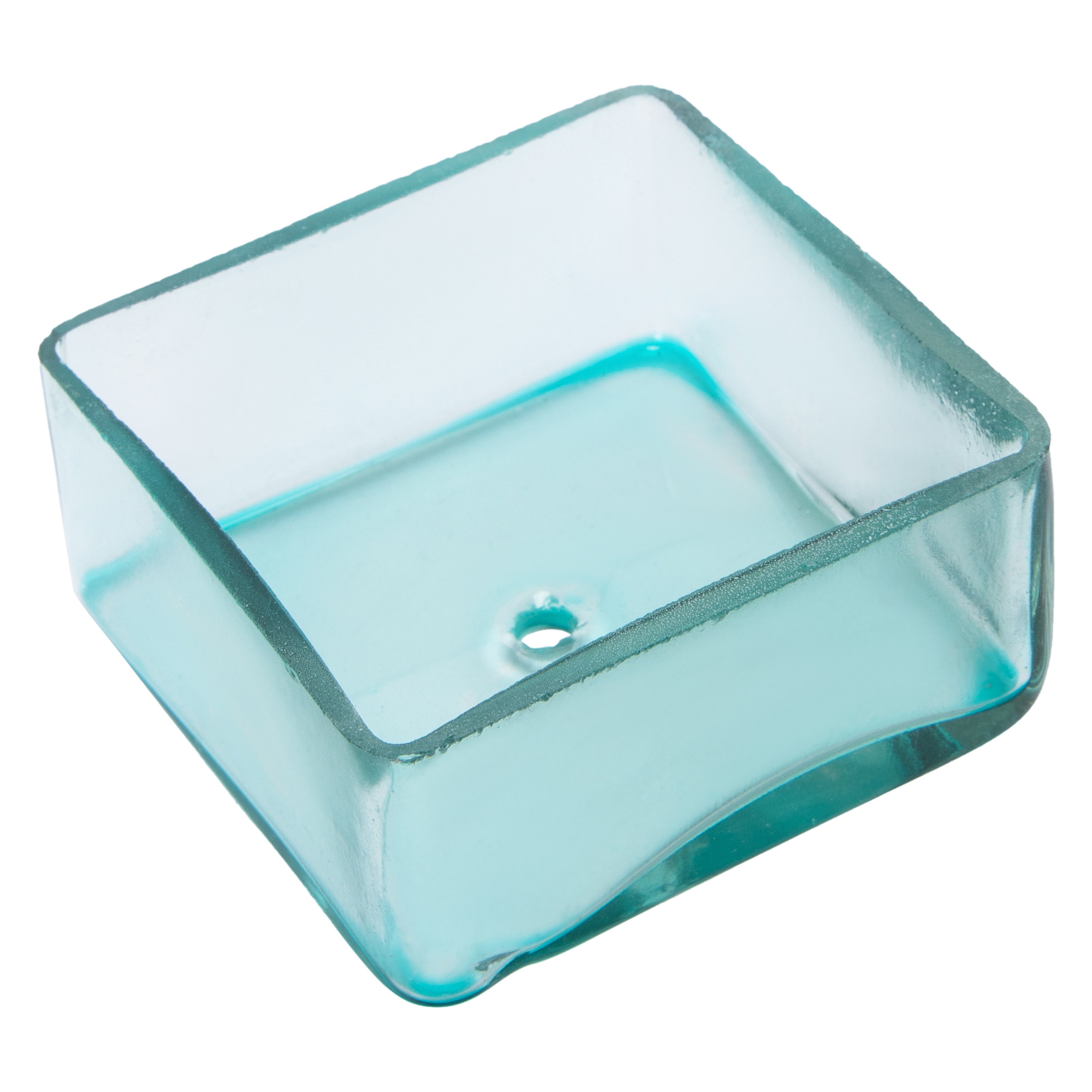 Square Glass Incense Holder 3.2in