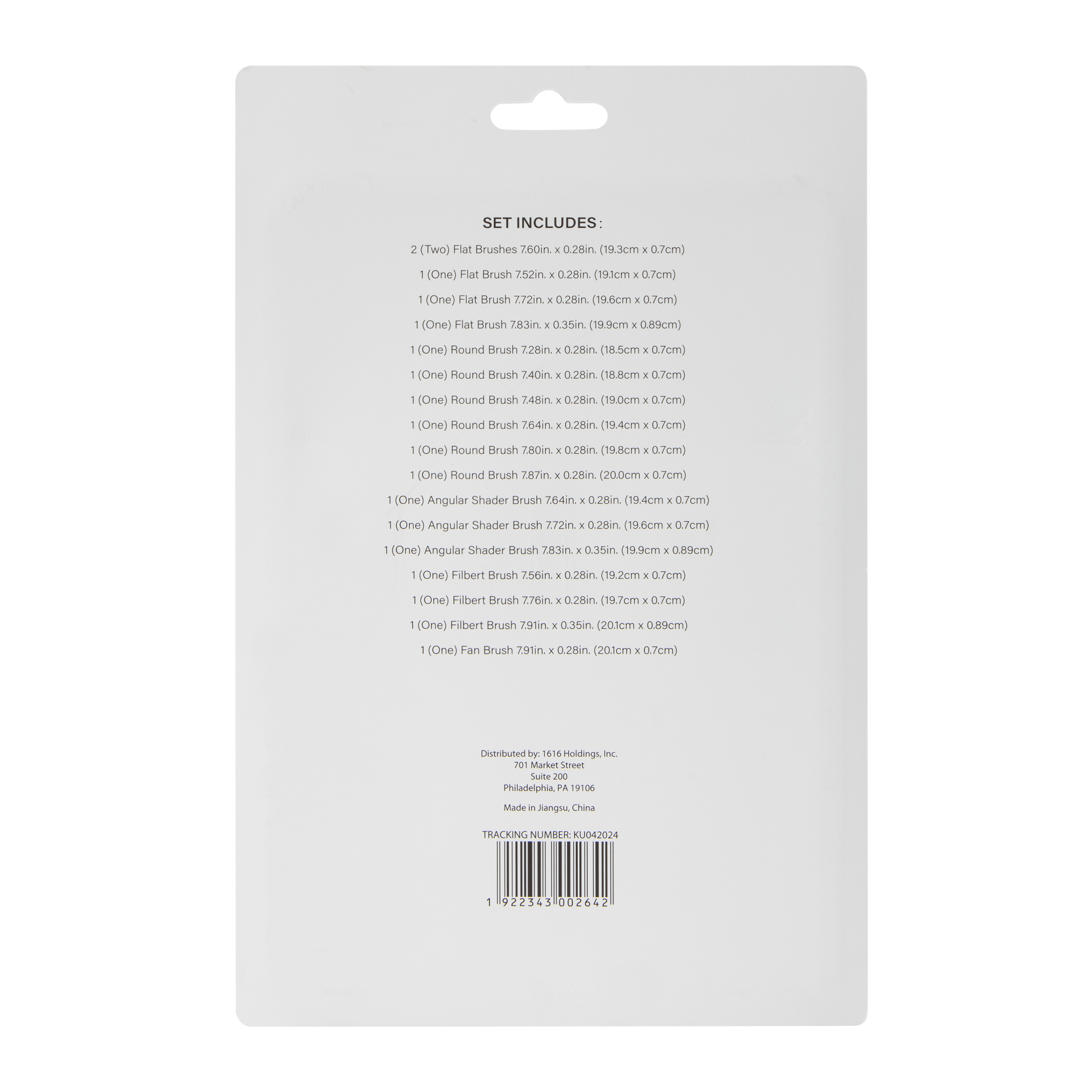 Mixed Media Paint Brushes 18-Count