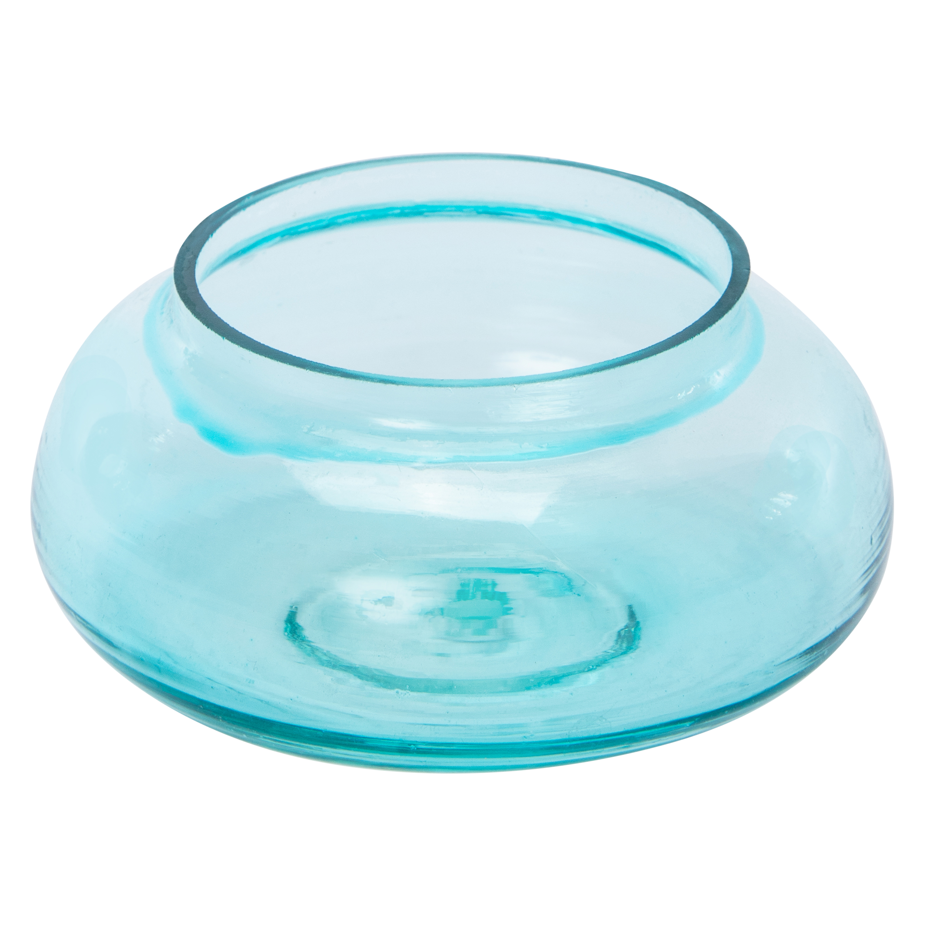 Round Glass Incense Holder 3.5in x 1.5in