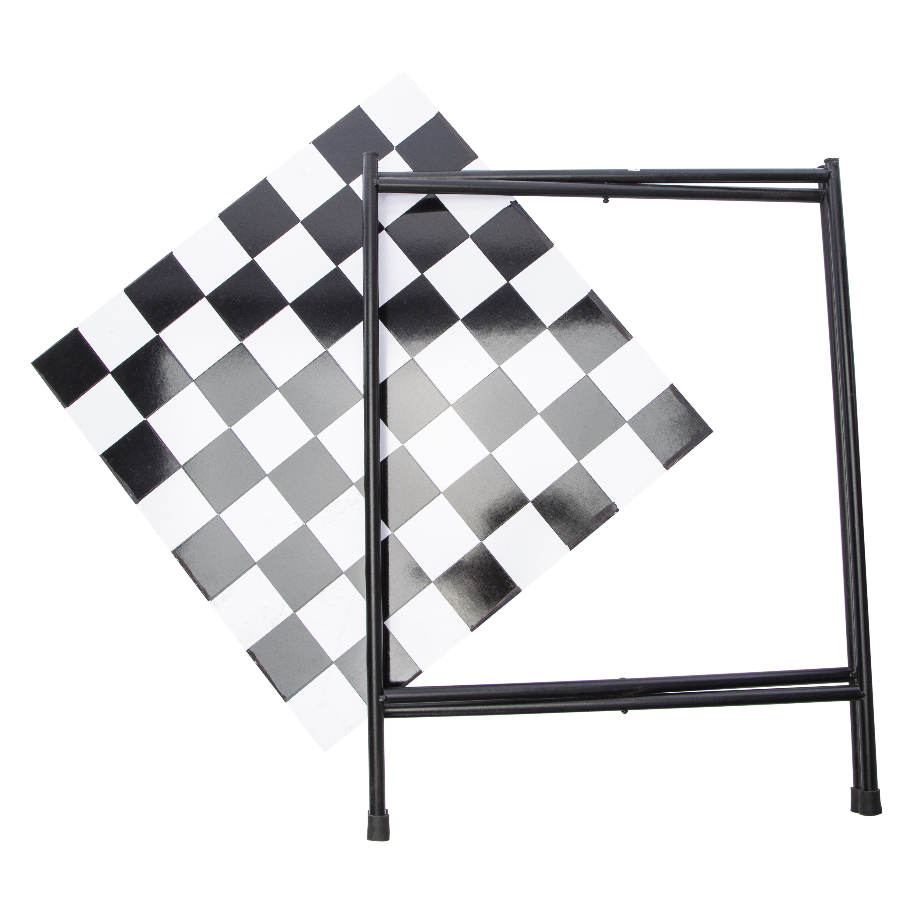 Black & White Chess Table 16in x 21in