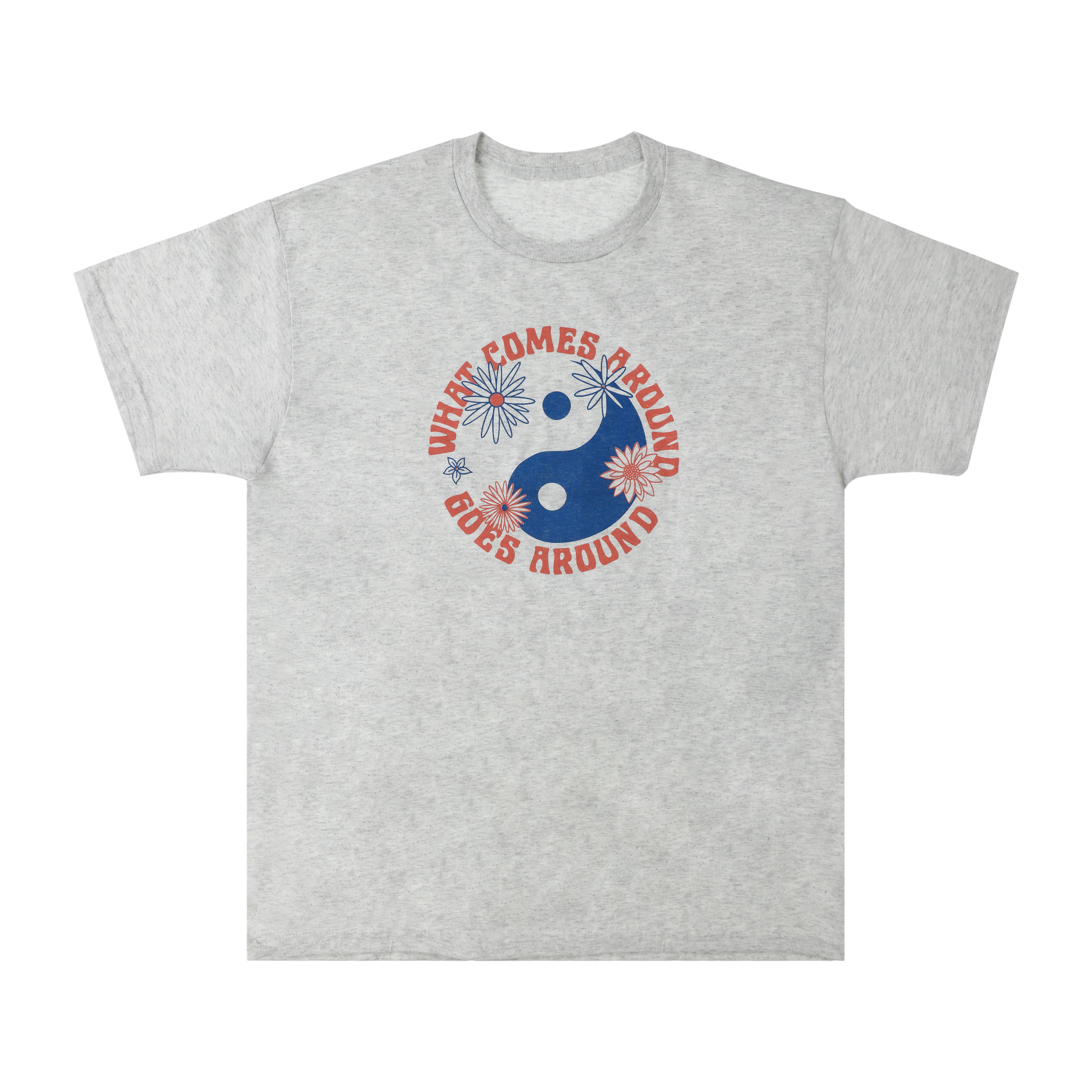 Yin Yang Flower Graphic Tee