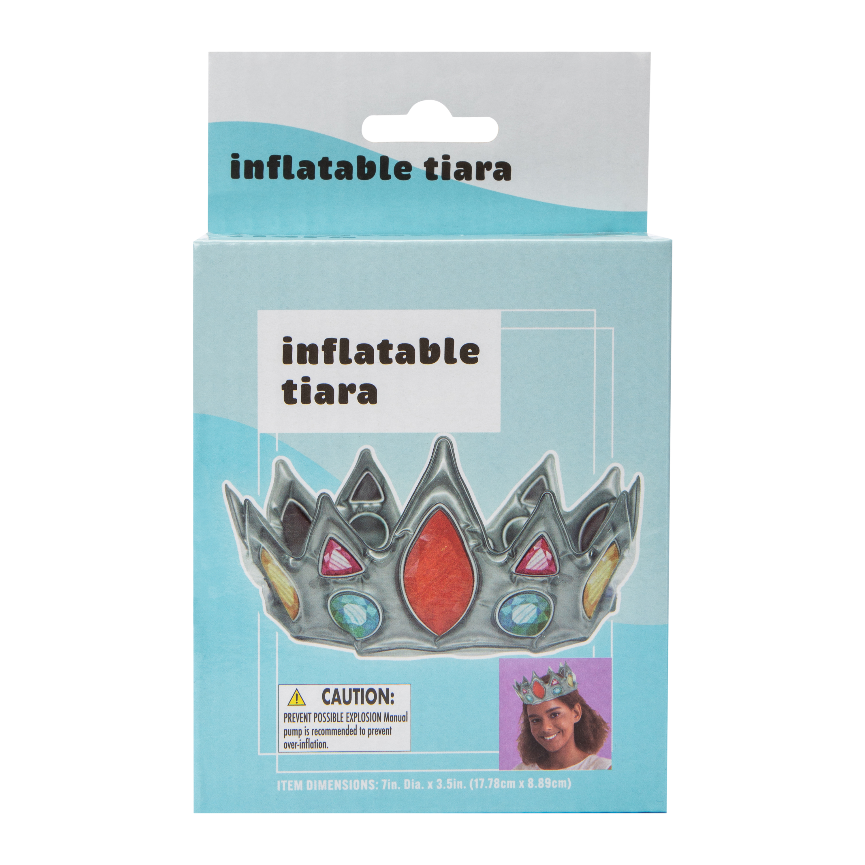 Inflatable Tiara 7in x 3.5in