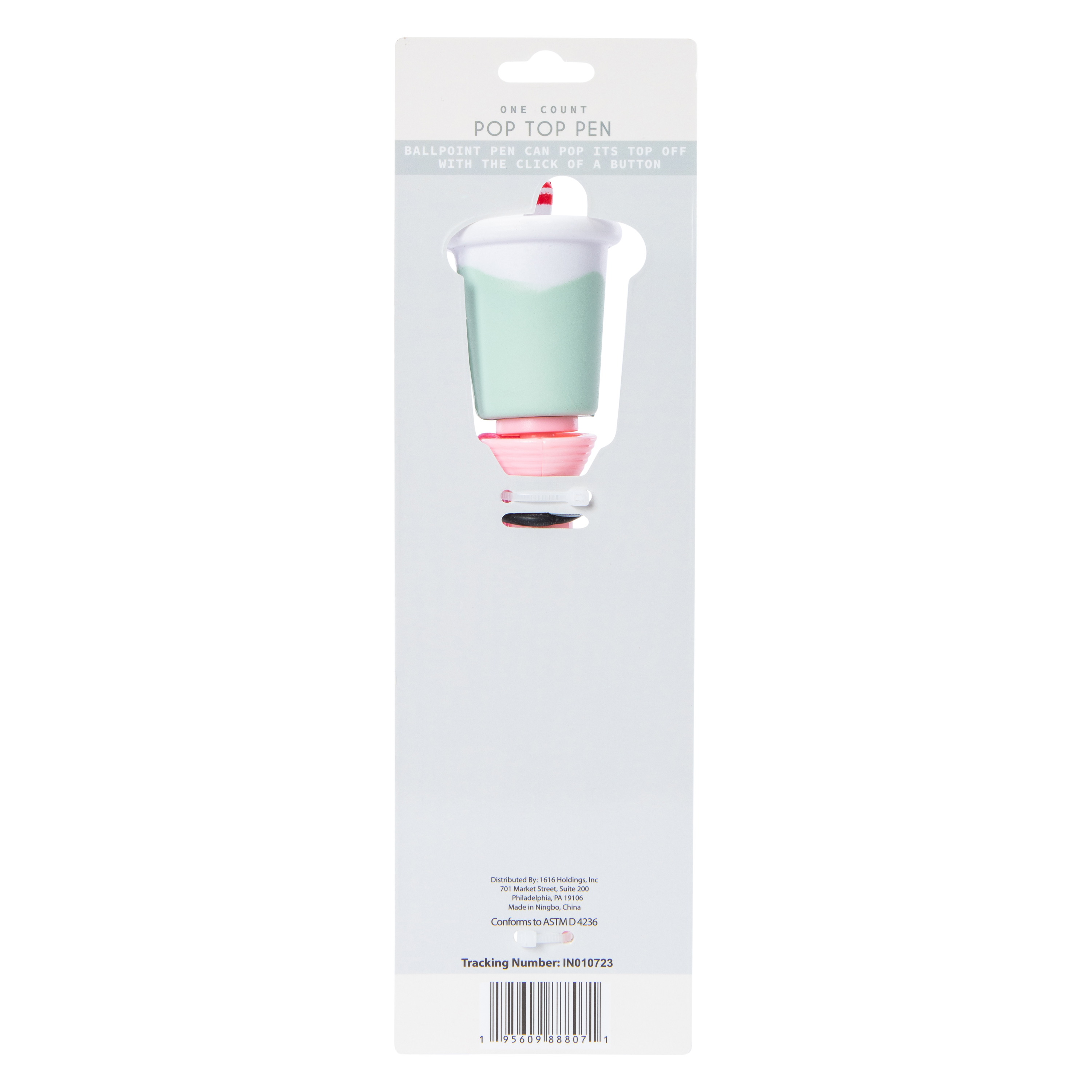 Pop Top Ballpoint Pen