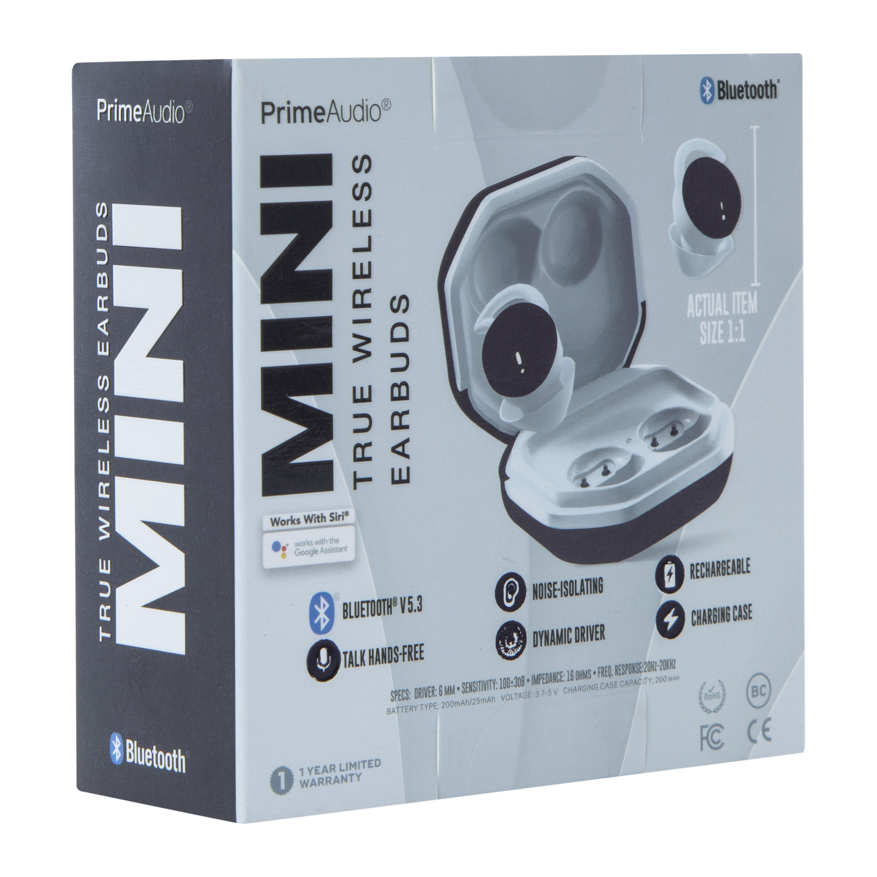 Mini True Wireless Earbuds With Mic