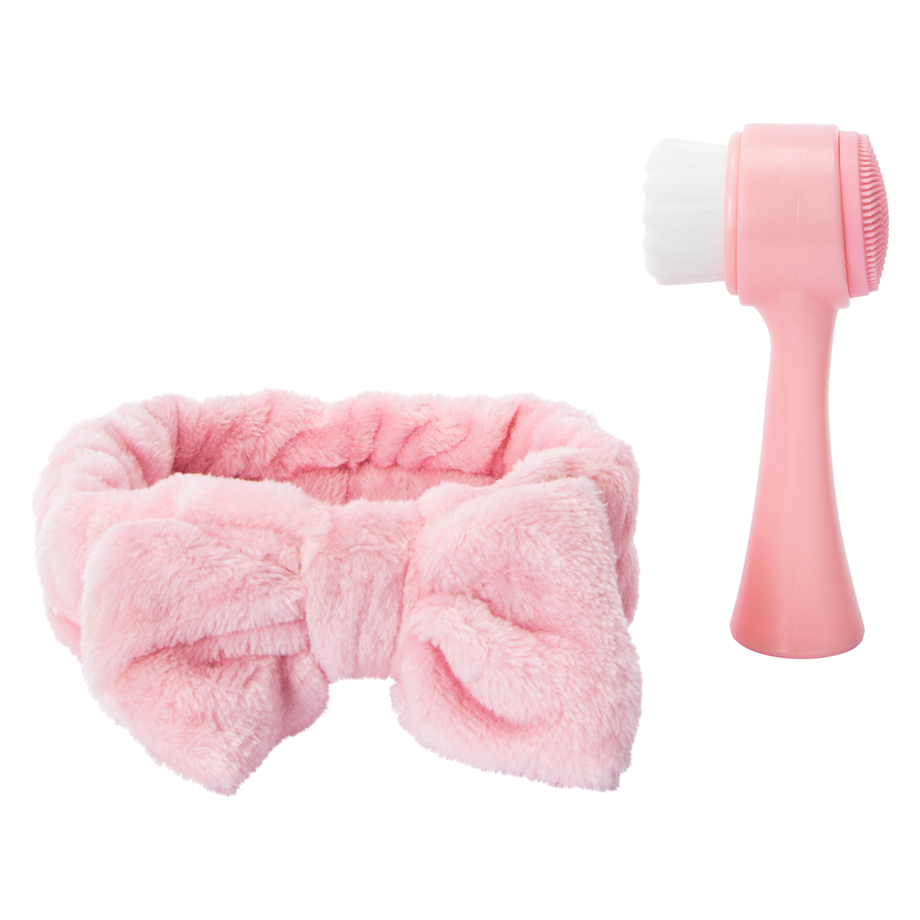 Vivitar® Dual-Sided Facial Brush & Luxury Spa Headband 2