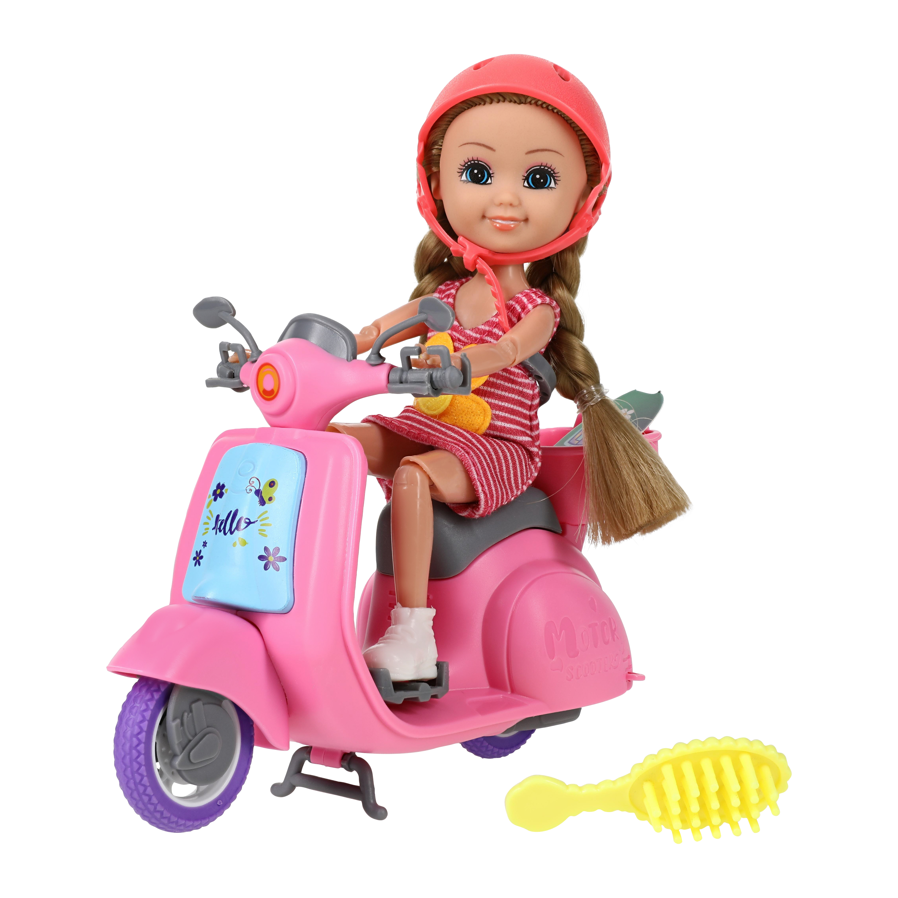 Zoe Scooter Ride Doll