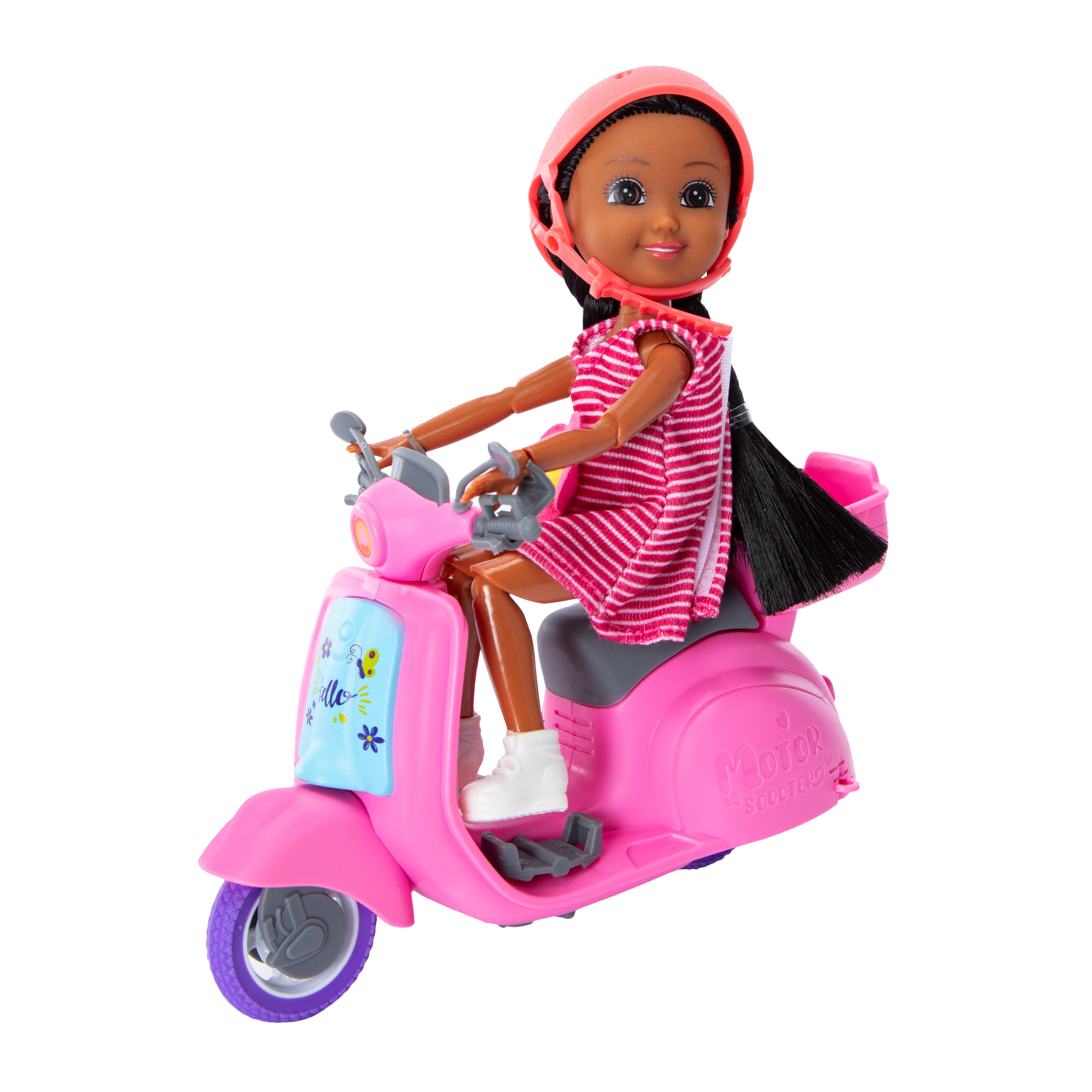 Zoe Scooter Ride Doll