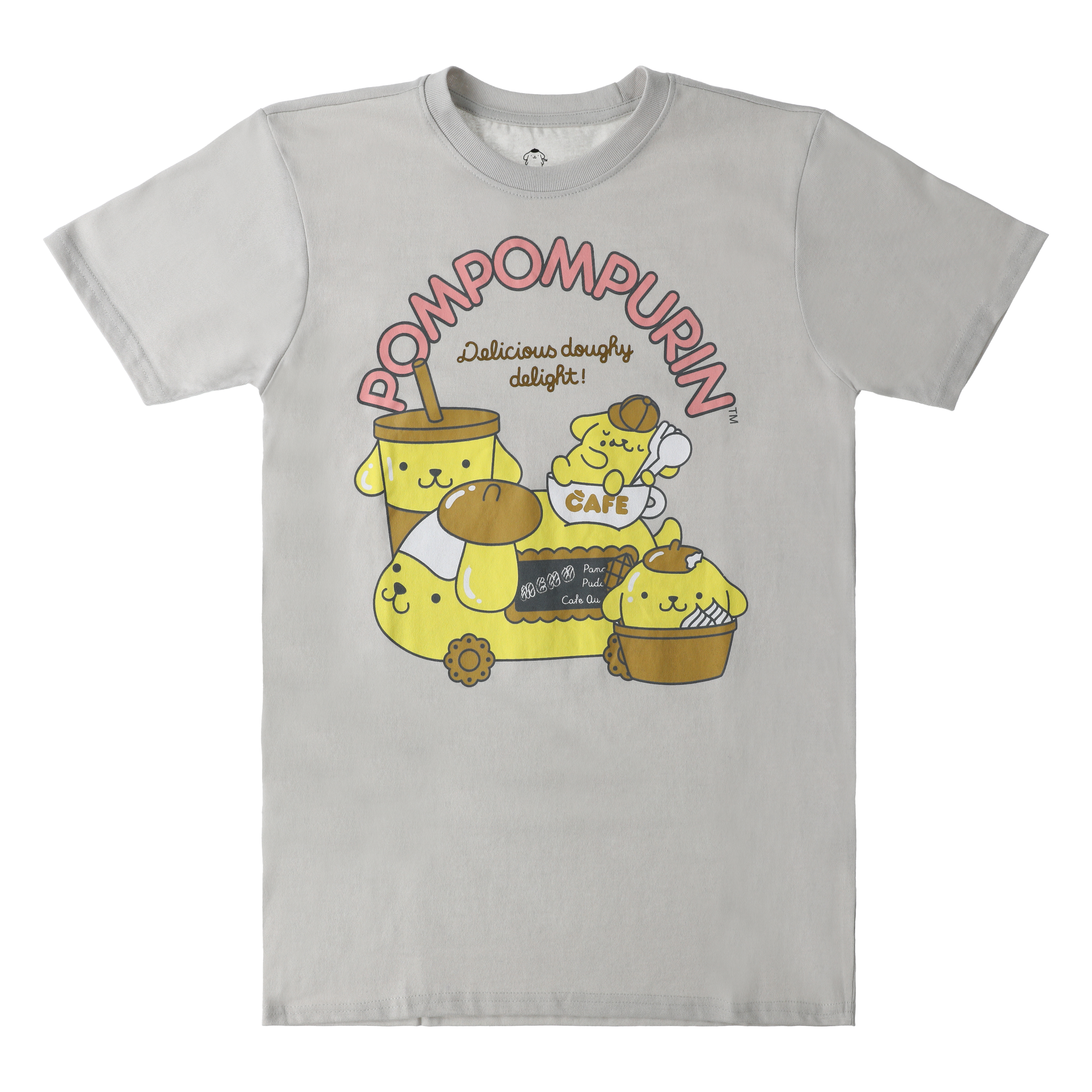 ★WAIKEI★ Bubble Pompompurin Graphic Short Sleeve T-shirt B 2024 Sanrio Cute Pompompurin Girls T-Shirt Kawaii Anime