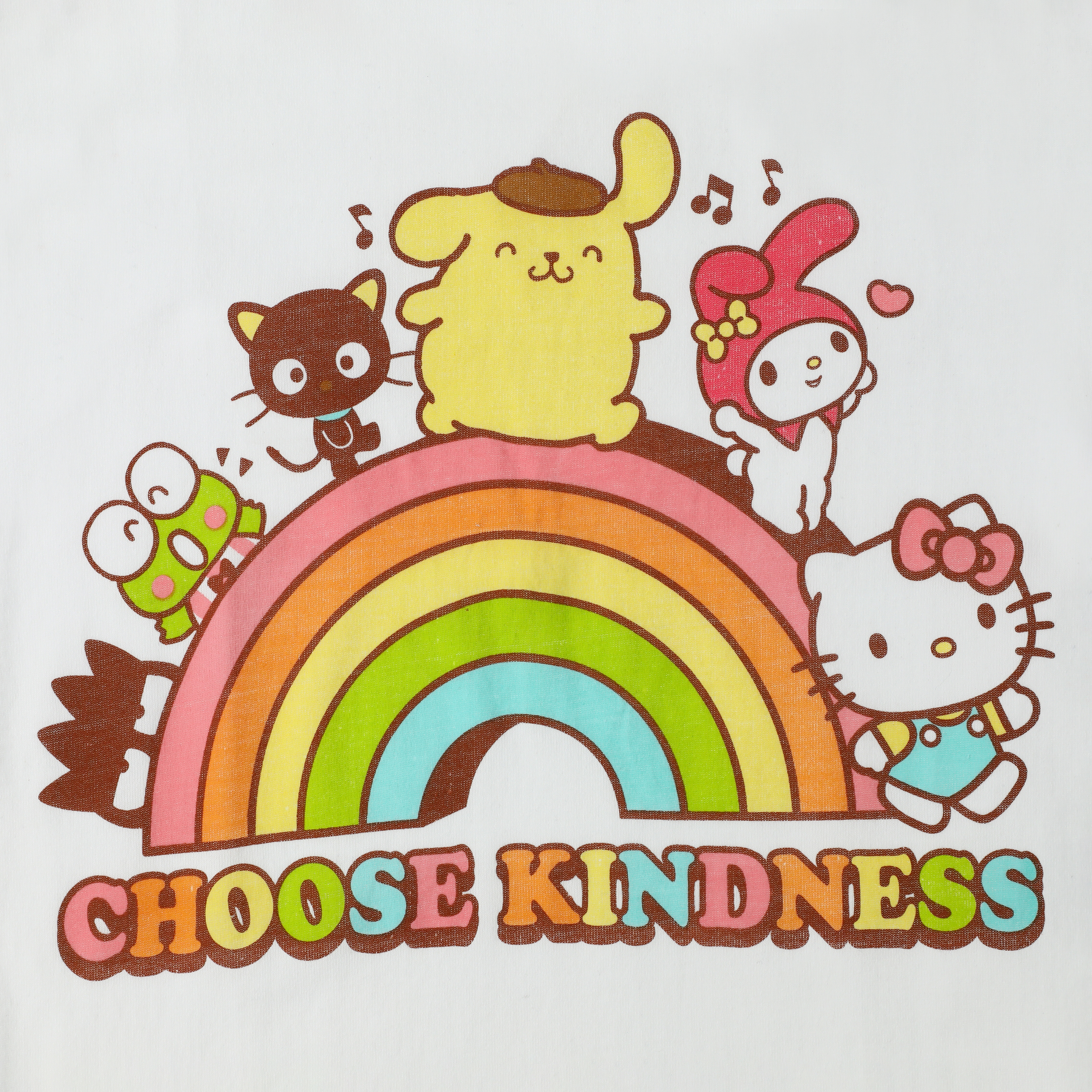 Hello Kitty® 'Choose Kindness' Pride Rainbow Graphic Tee