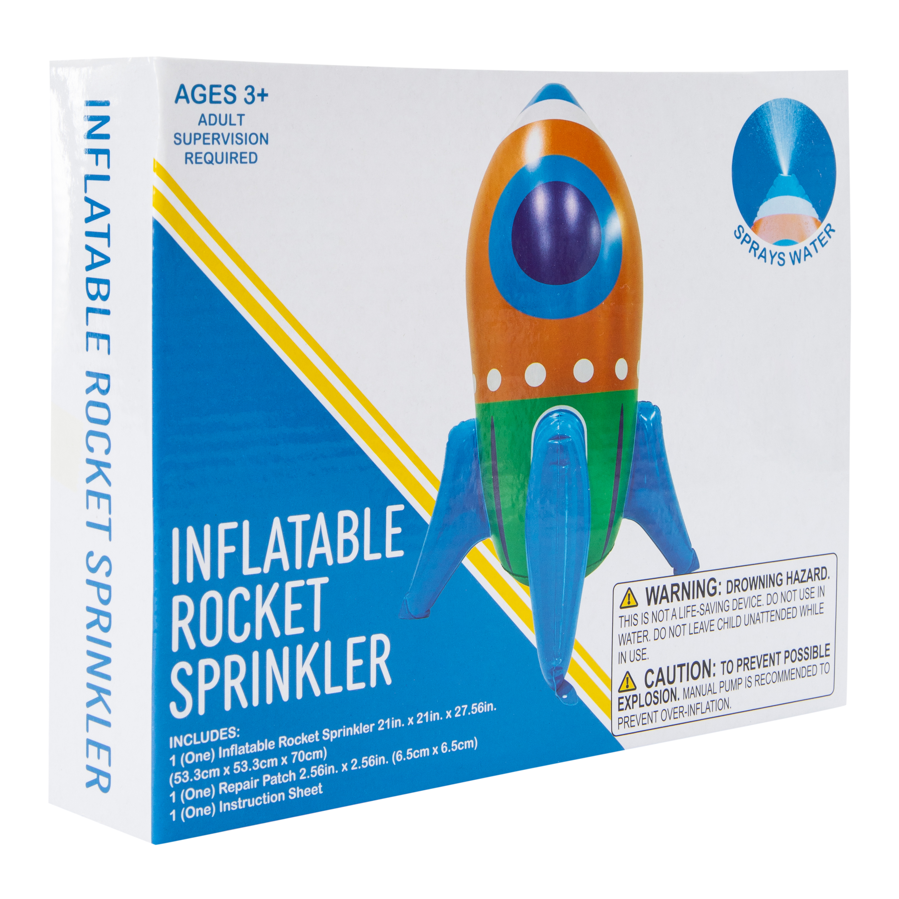 Inflatable Rocket Sprinkler 21in x 27.56in