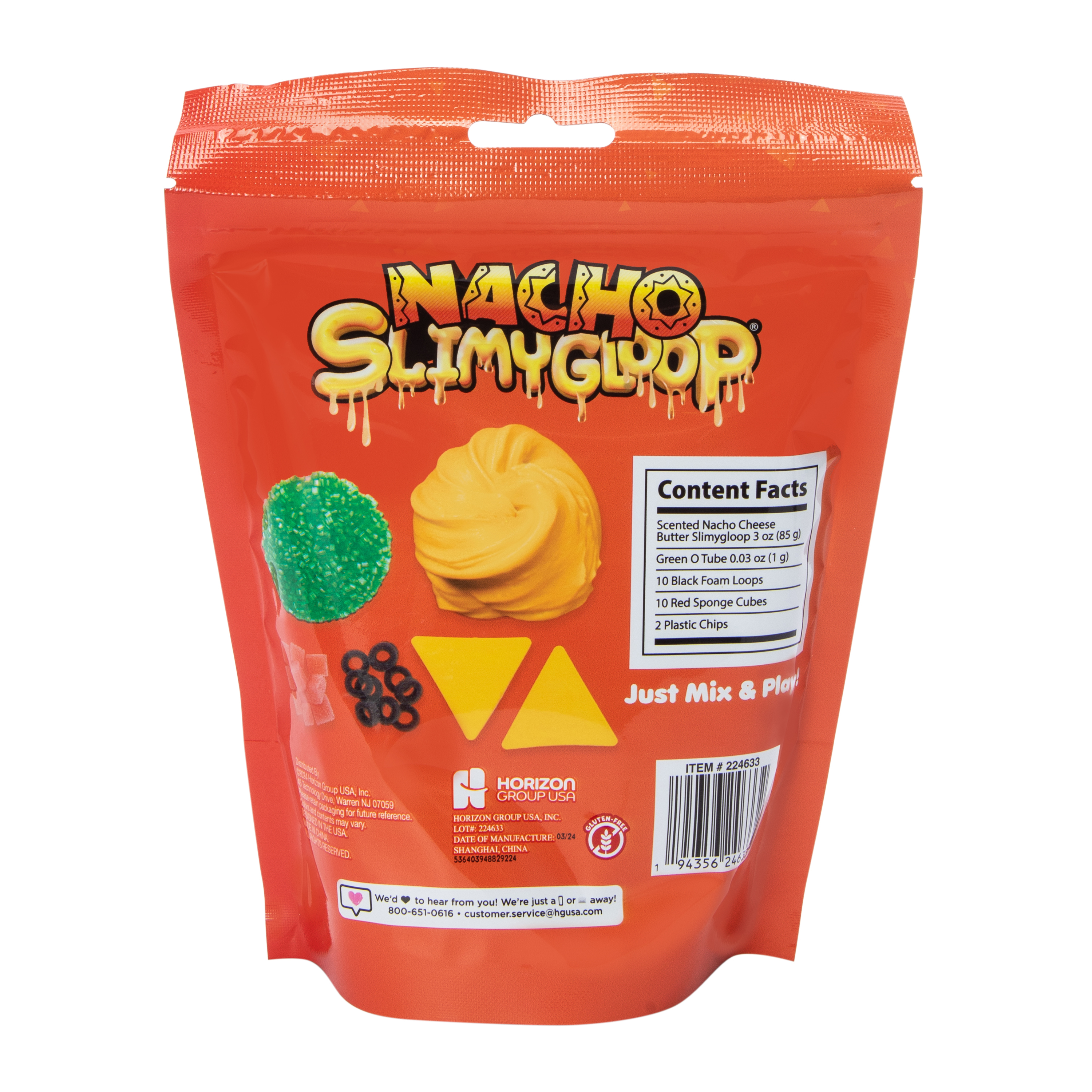Slimygloop® Nacho Scented Slime