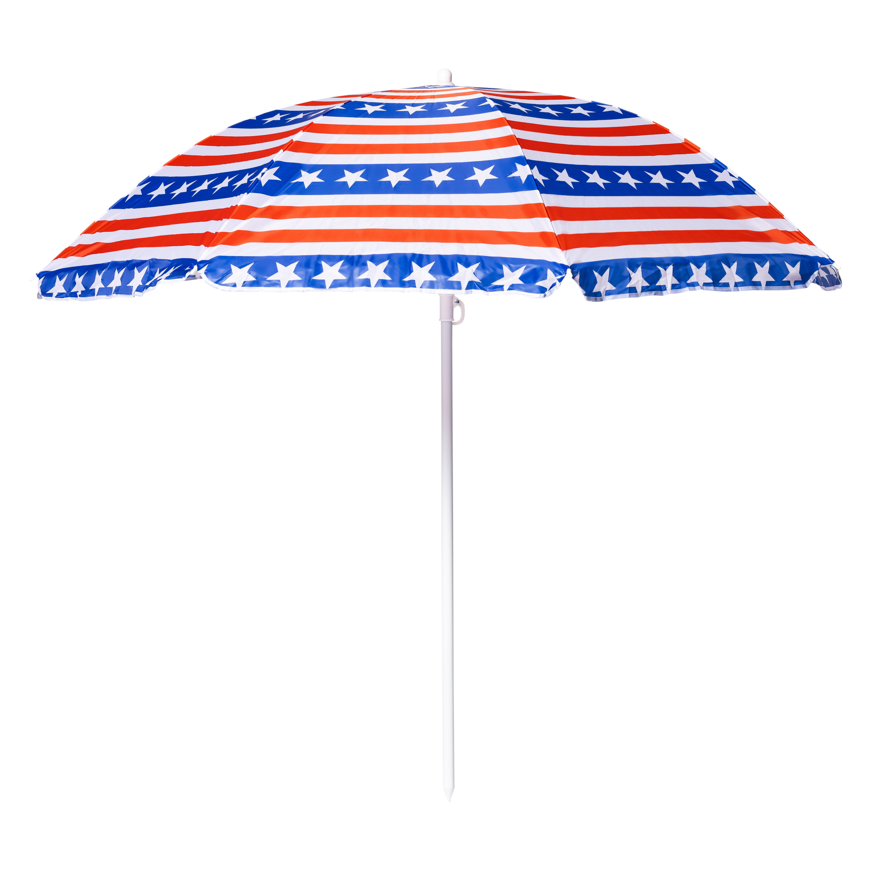 Striped Beach Umbrella 6ft