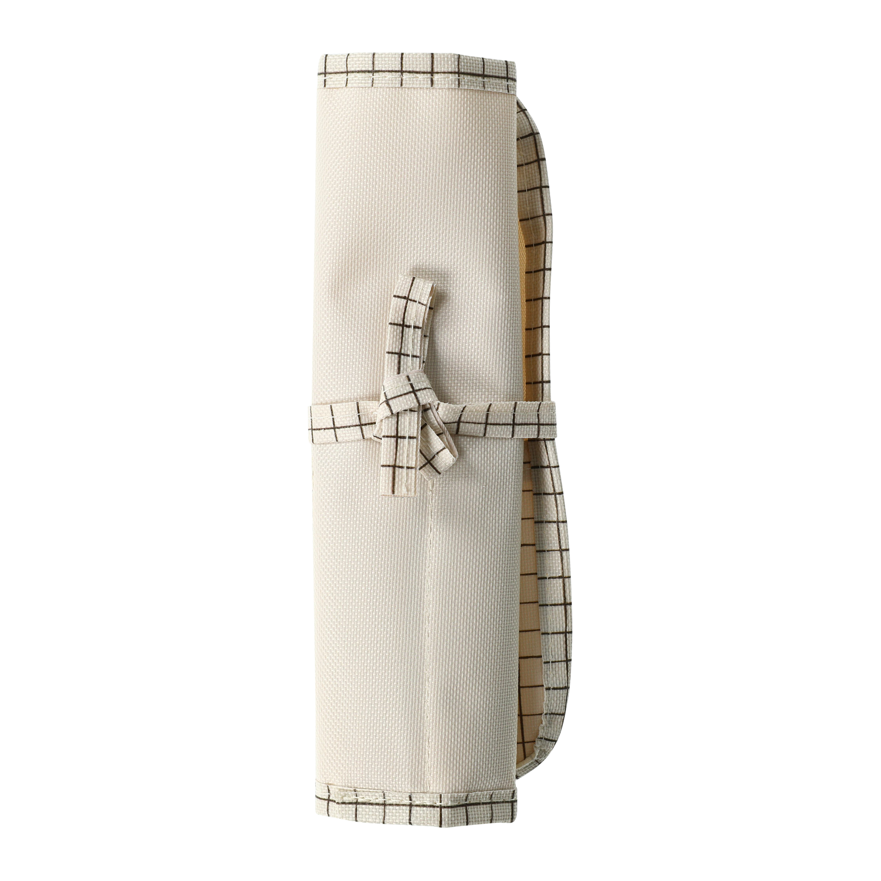 Paint Brush Set With Canvas Holder 15-Count