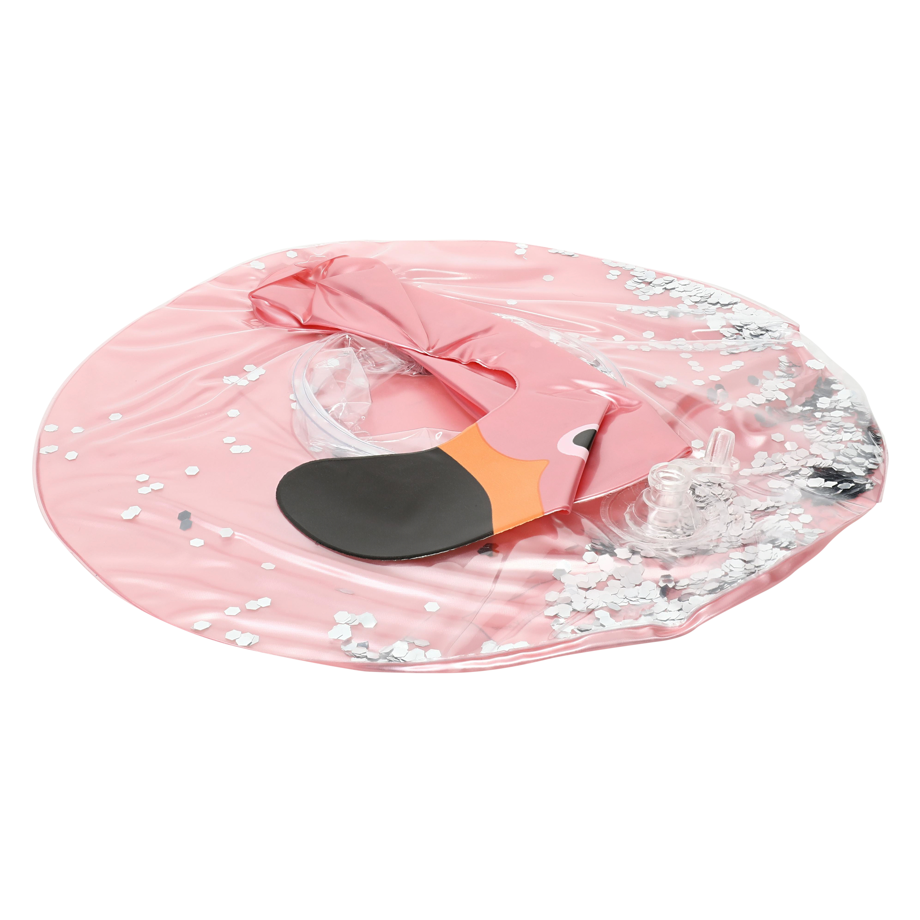 Inflatable Glitter Cup Holder Pool Float