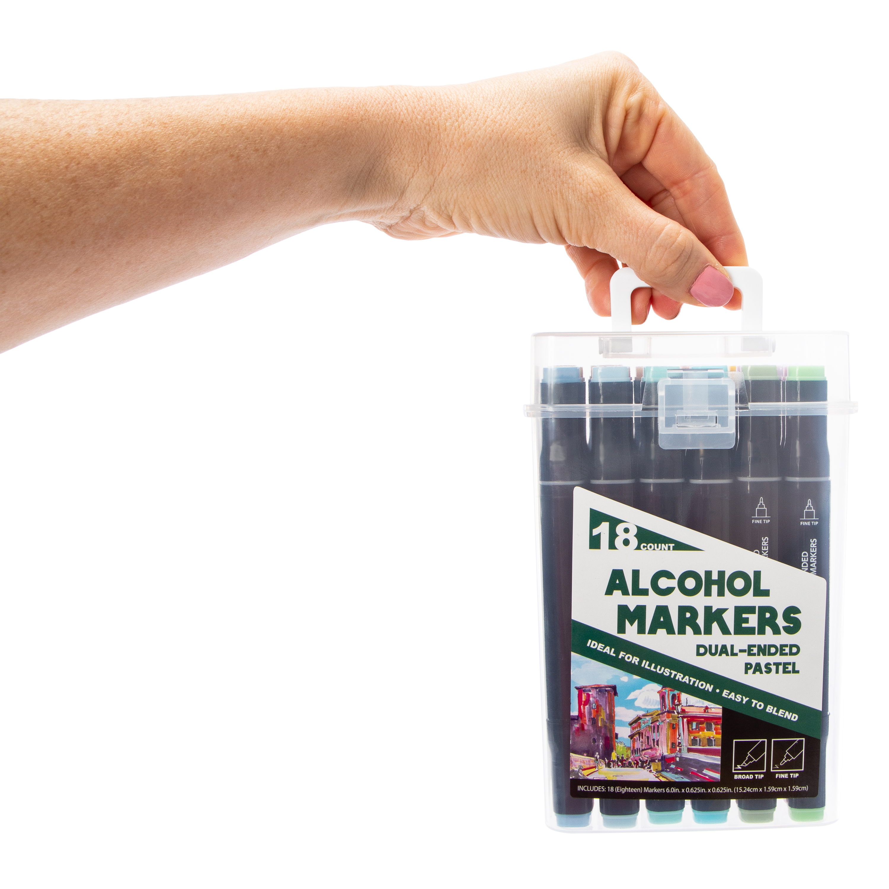 Alcohol Markers 18-Count